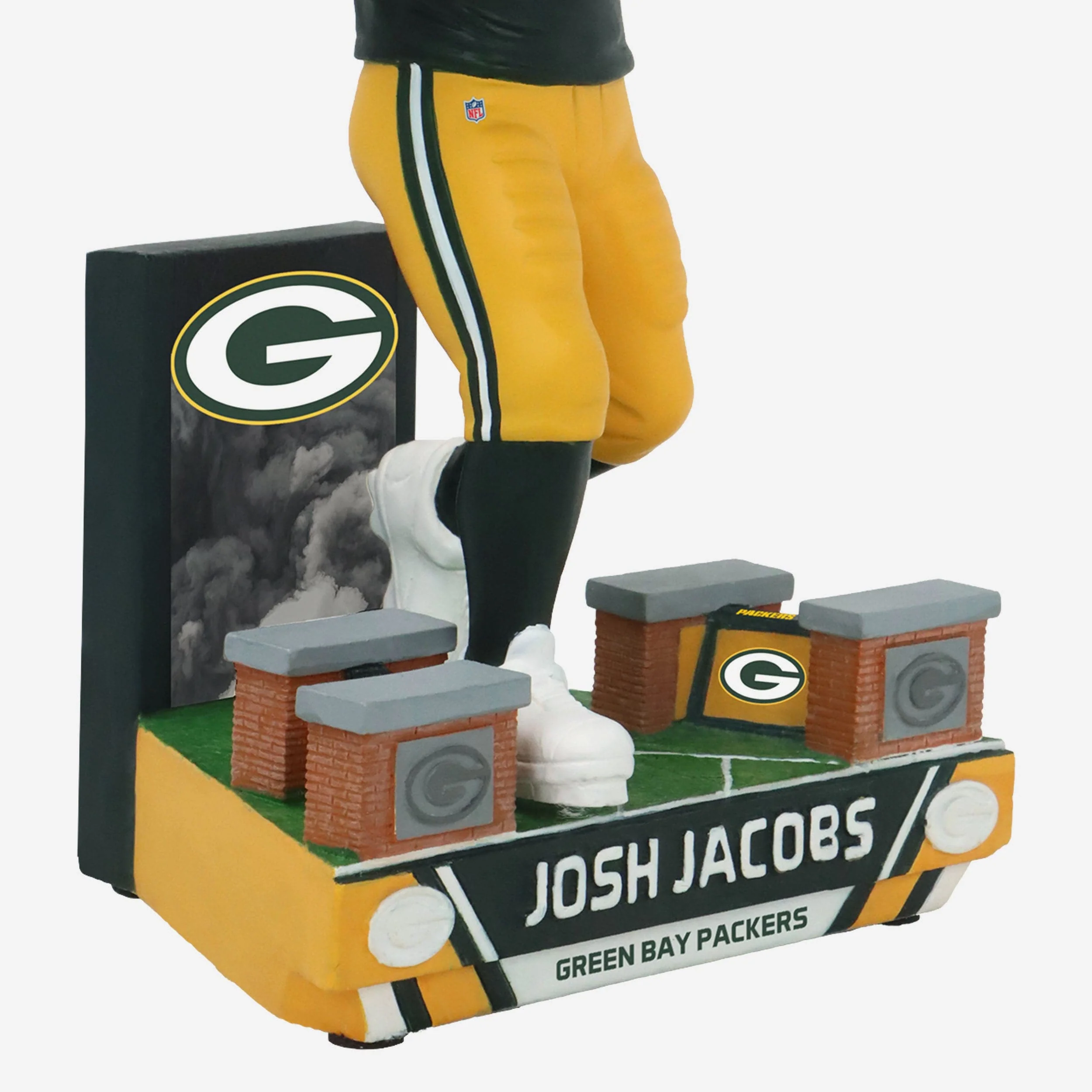 Josh Jacobs Green Bay Packers Tunnel Entrance Bobblehead - Image 3