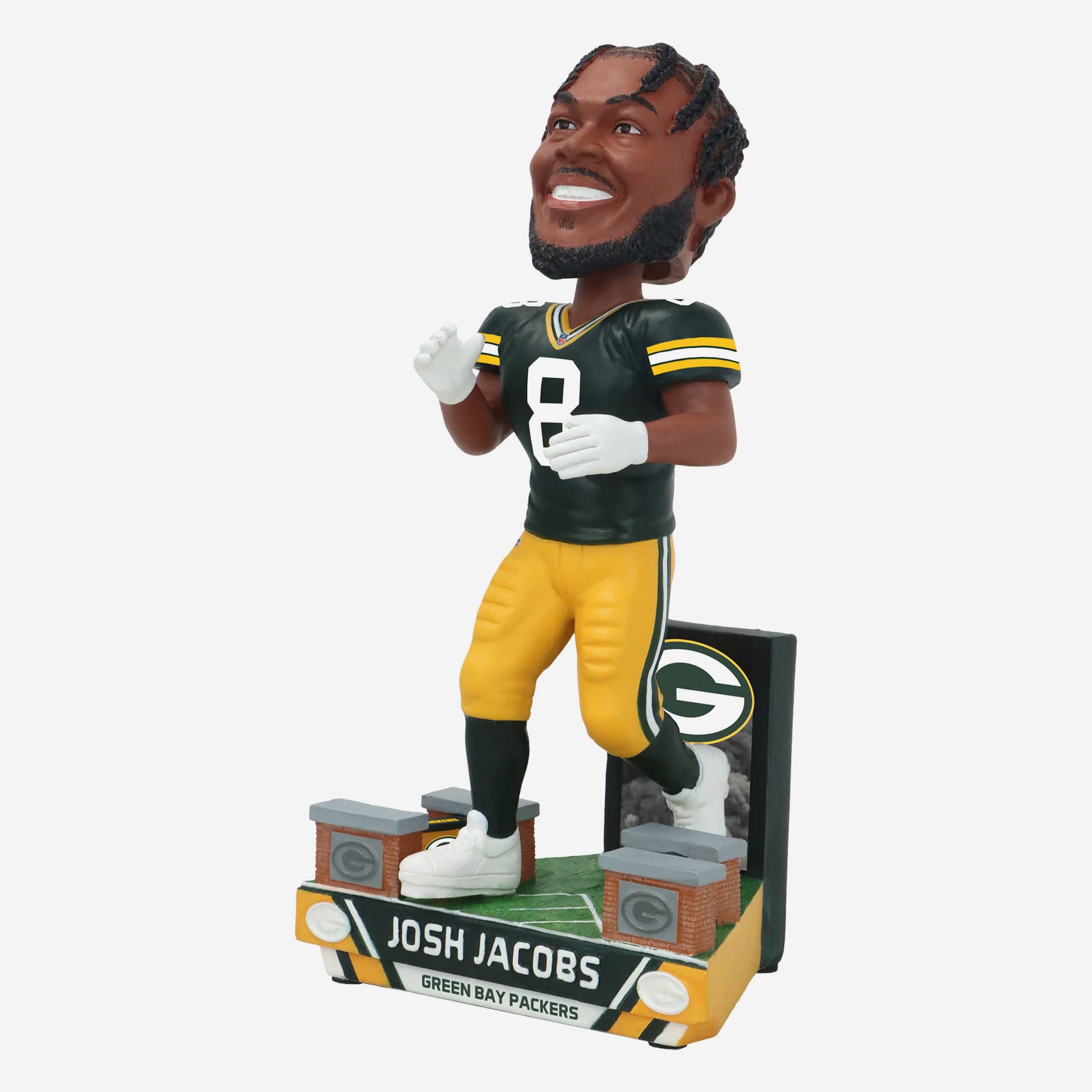 Josh Jacobs Green Bay Packers Tunnel Entrance Bobblehead - Image 4