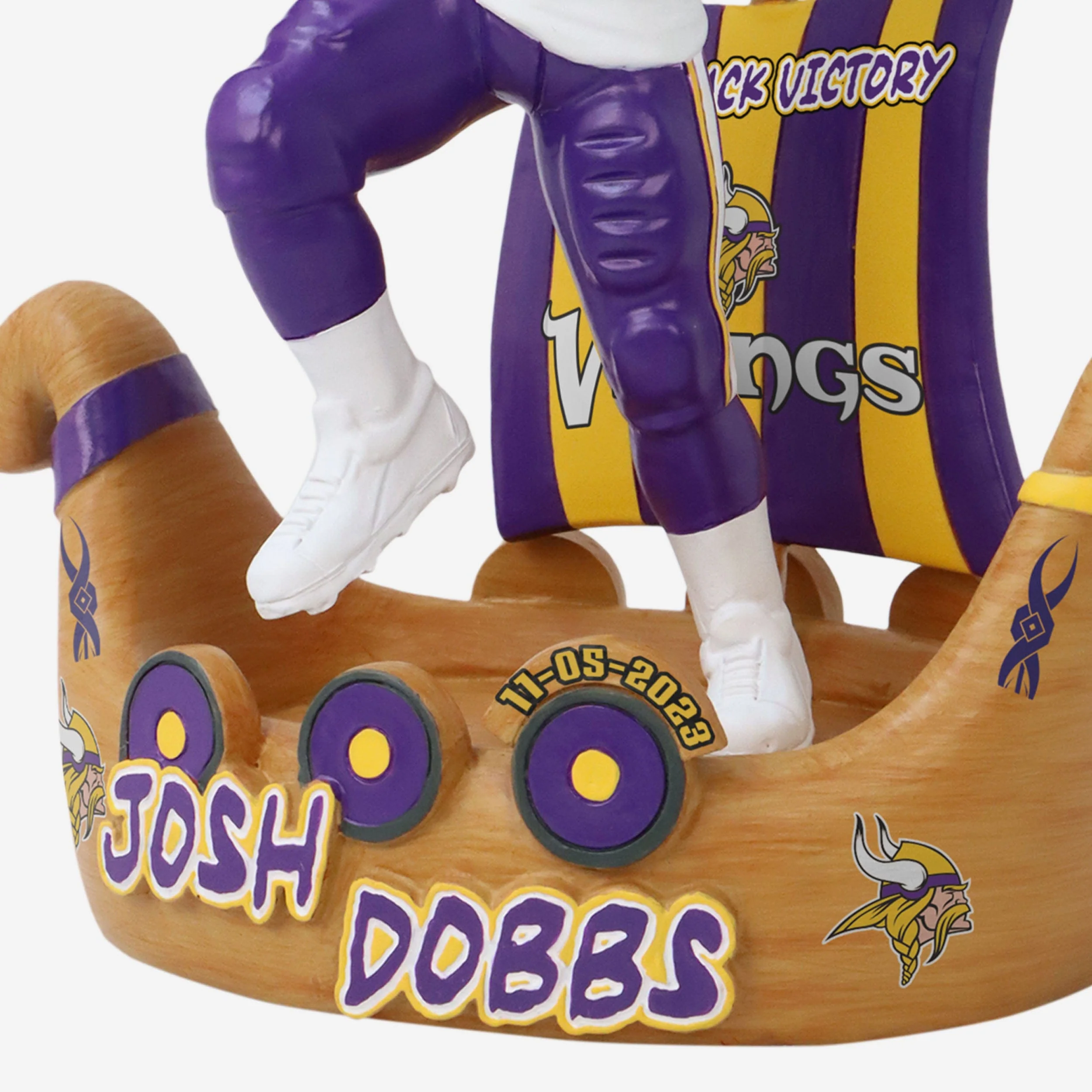 Joshua Dobbs Minnesota Vikings Gamebreaker Bobblehead - Image 3