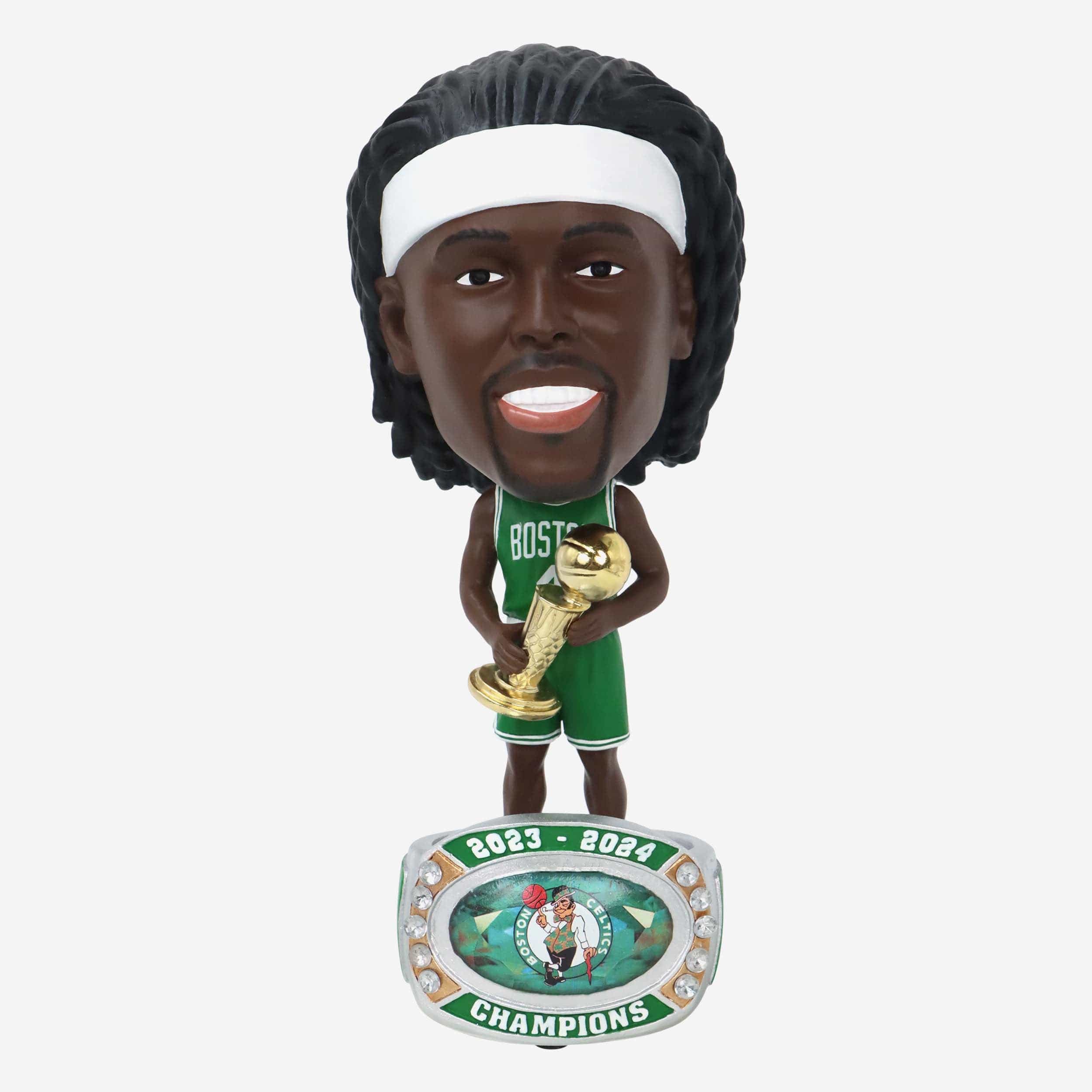 Jrue Holiday Boston Celtics 2024 NBA Champions Ring Base Bighead Bobblehead