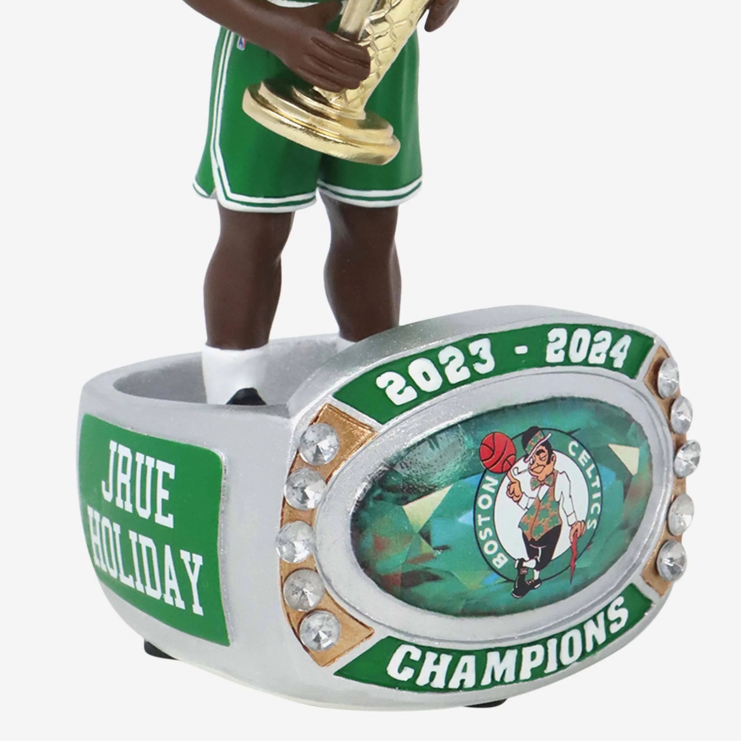 Jrue Holiday Boston Celtics 2024 NBA Champions Ring Base Bighead Bobblehead - Image 3
