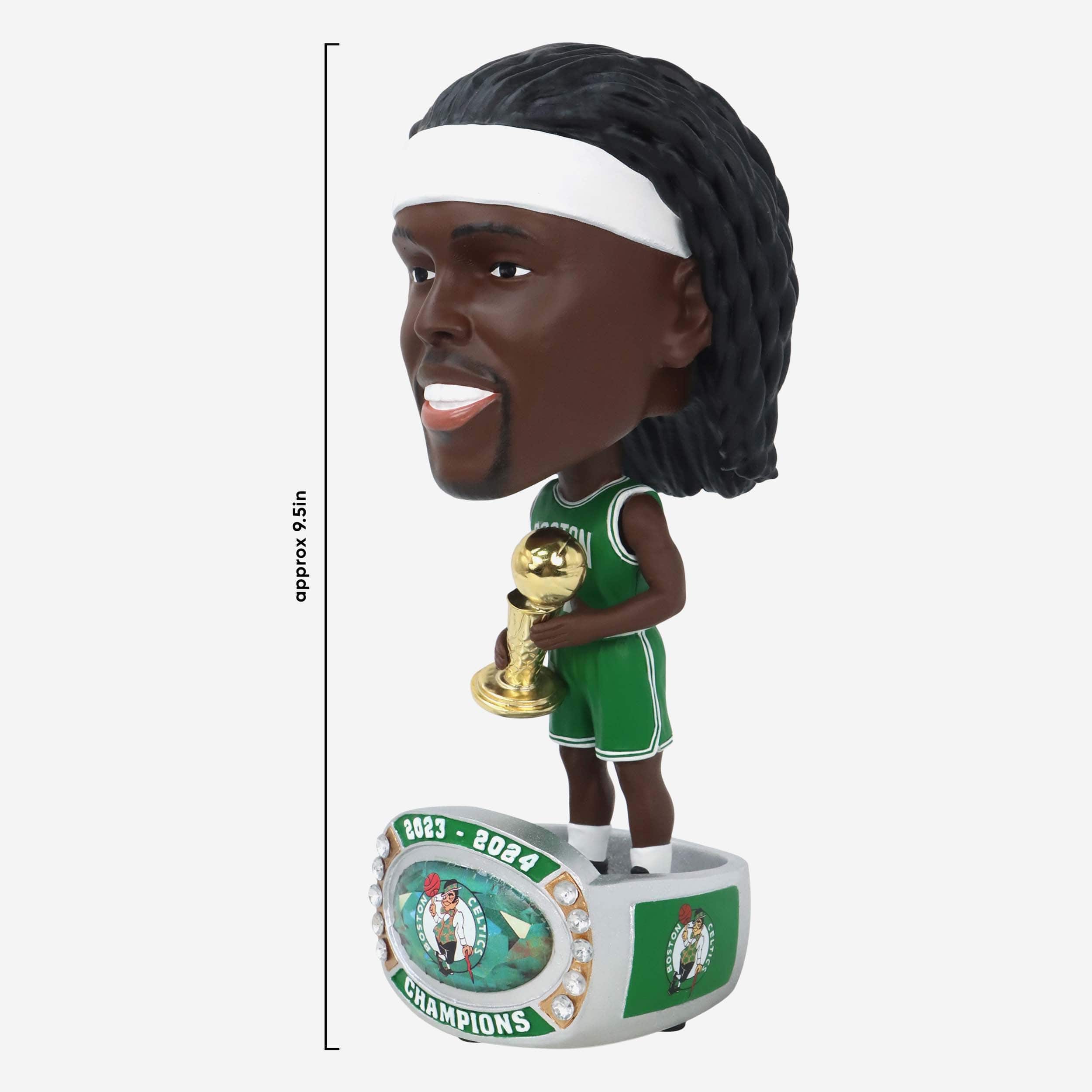 Jrue Holiday Boston Celtics 2024 NBA Champions Ring Base Bighead Bobblehead - Image 4
