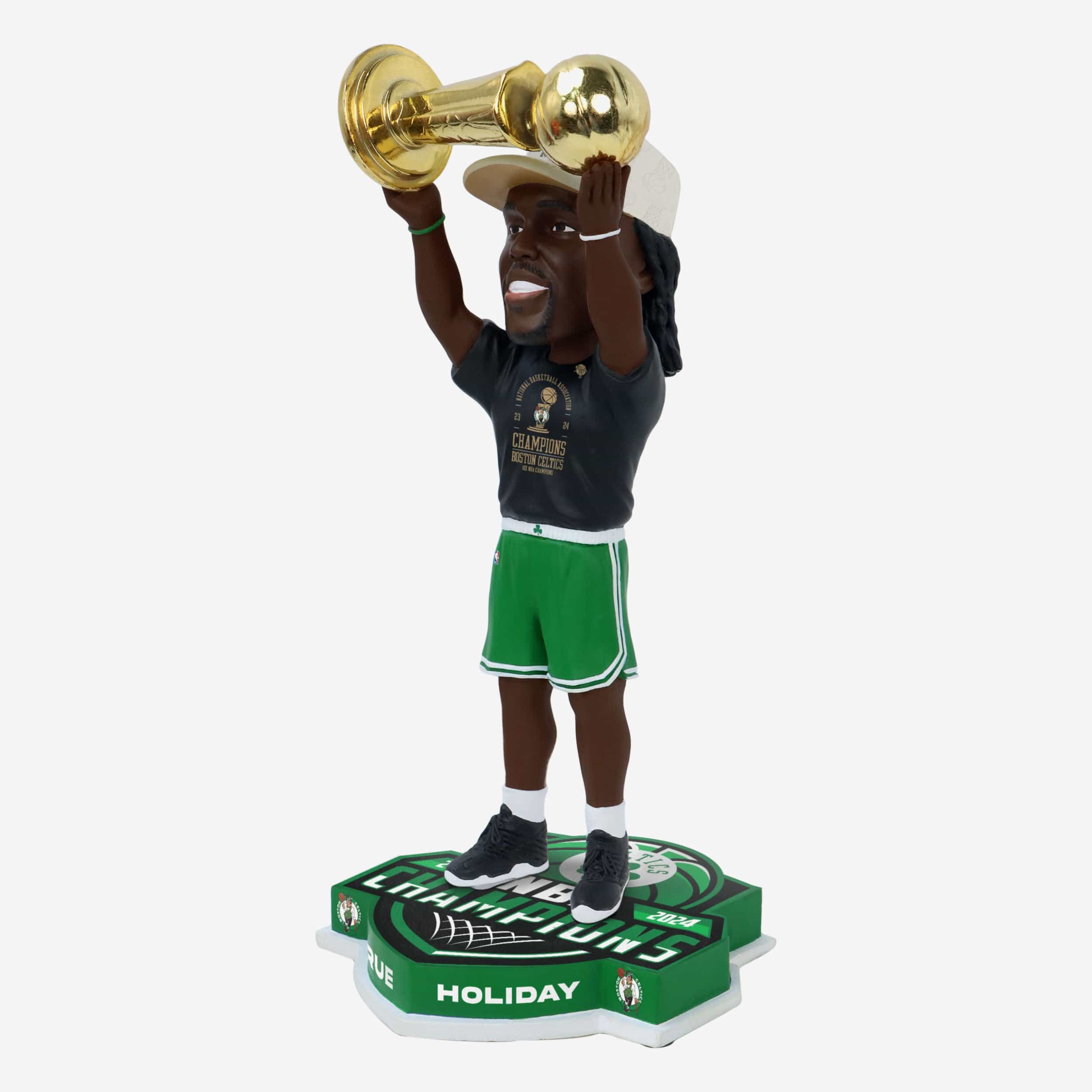 Jrue Holiday Boston Celtics 2024 NBA Champions Trophy Hoist Bobblehead - Image 4