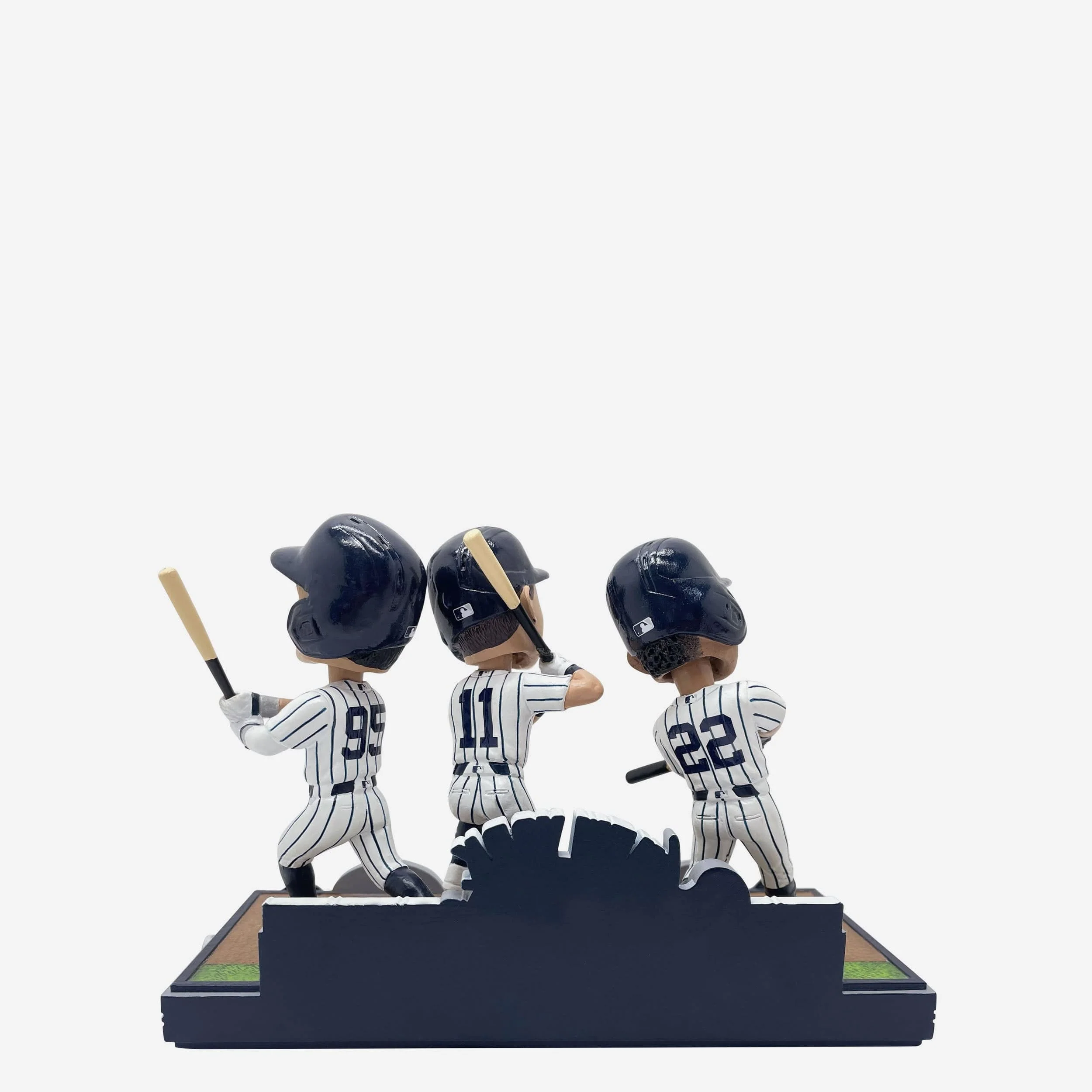 Juan Soto & Anthony Volpe & Oswaldo Cabrera New York Yankees Mini Bobblehead Scene - Image 7