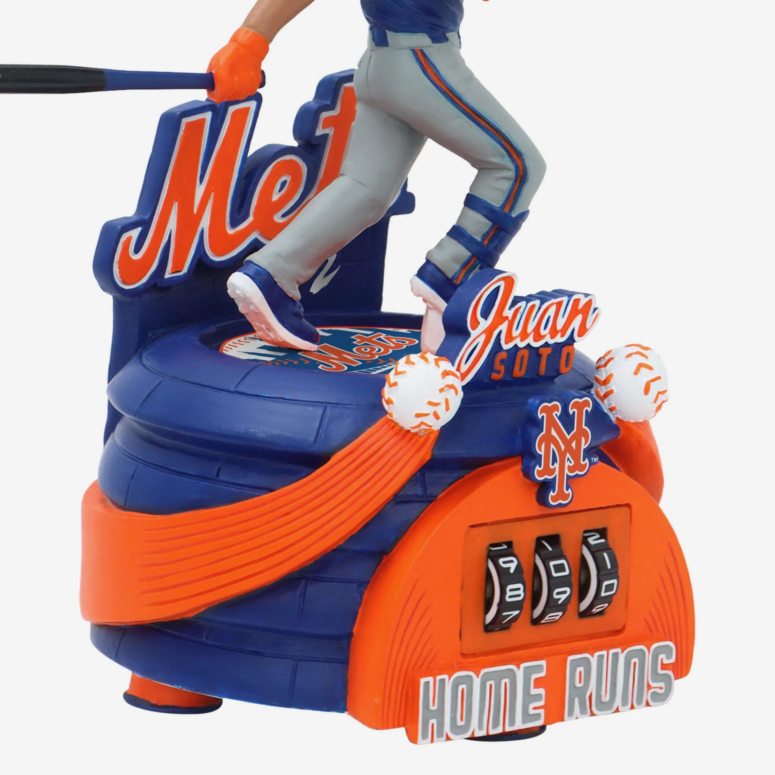 Juan Soto New York Mets Blue Uniform Home Run Counter Medium Bighead Bobblehead - Image 3