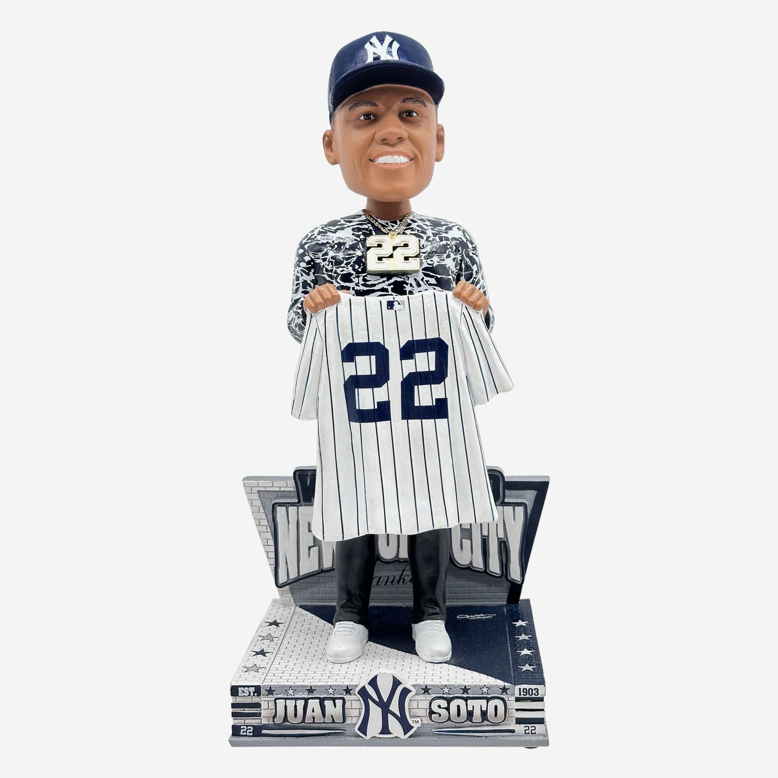 Juan Soto New York Yankees Welcome to the Team Bobblehead