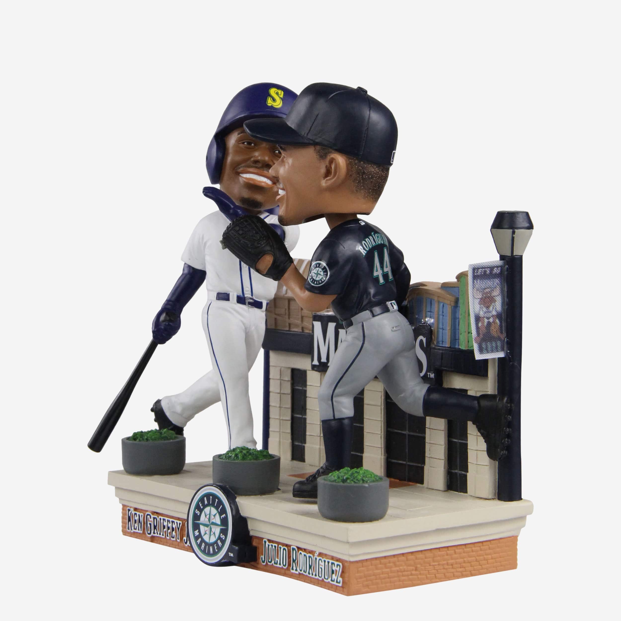 Julio Rodriguez & Ken Griffey Jr Seattle Mariners Then and Now Bobblehead - Image 5
