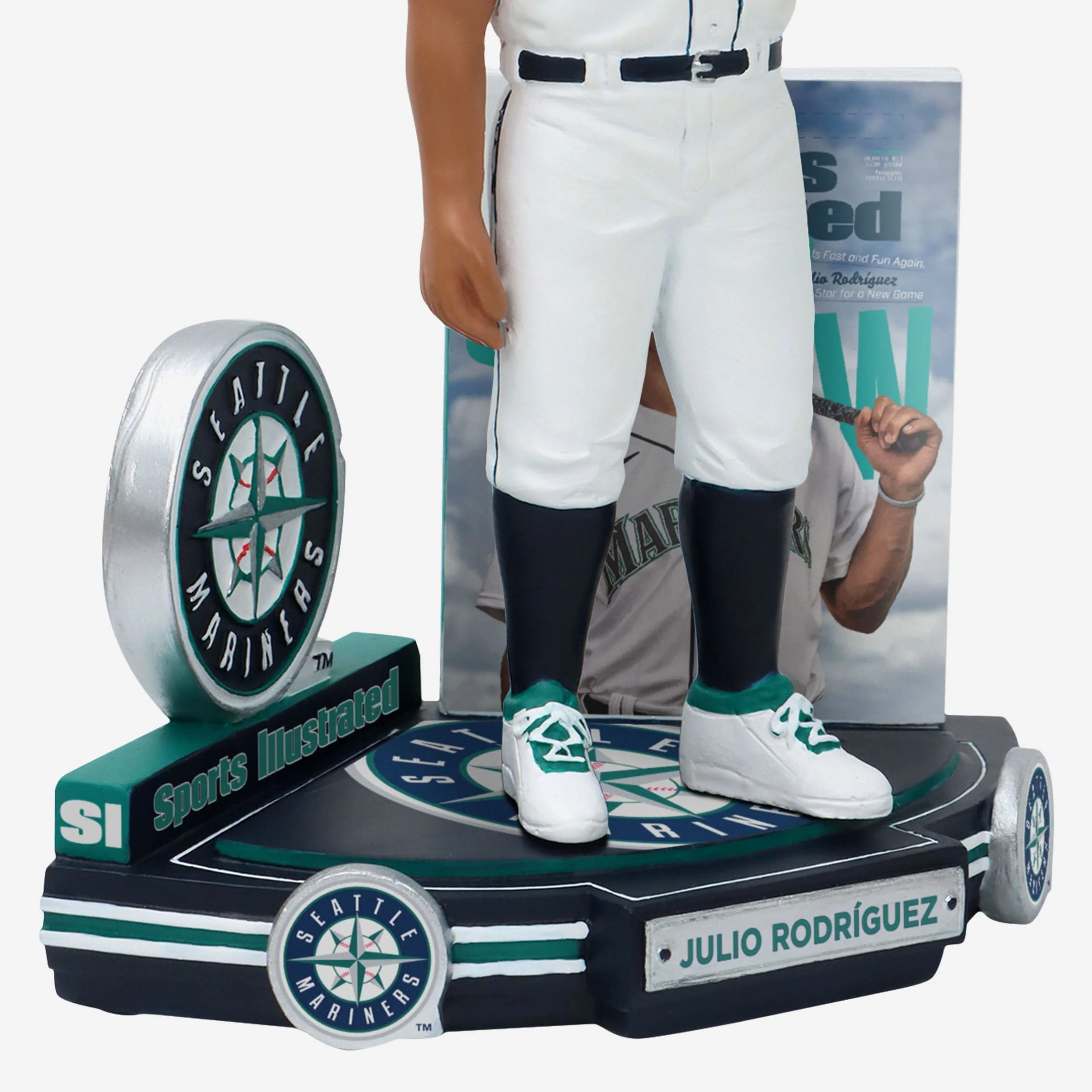Julio Rodriguez Seattle Mariners Welcome To The Show Sports Illustrated Cover Bobblehead - Image 3