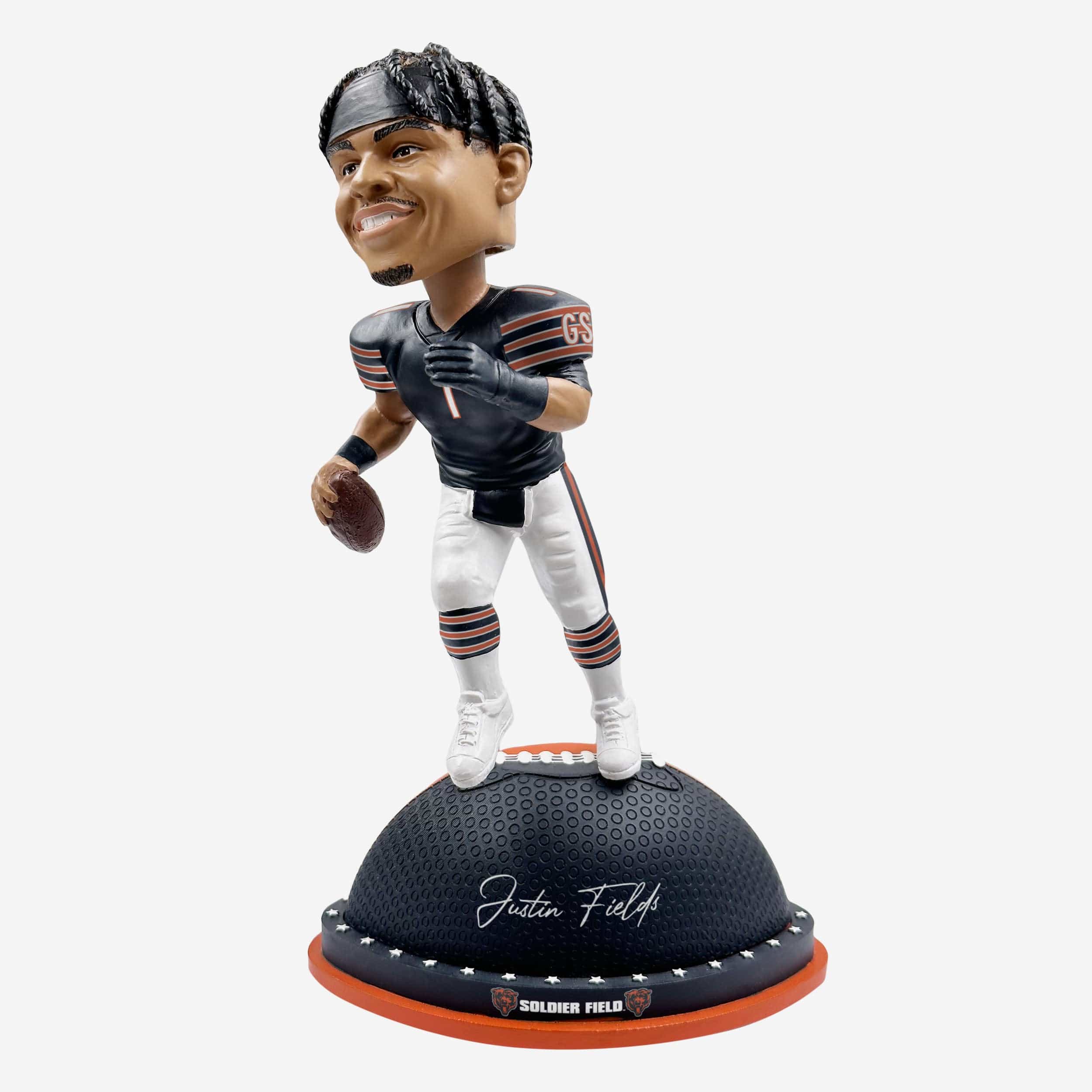 Justin Fields Chicago Bears Magnetic Stadium Base Bobblehead