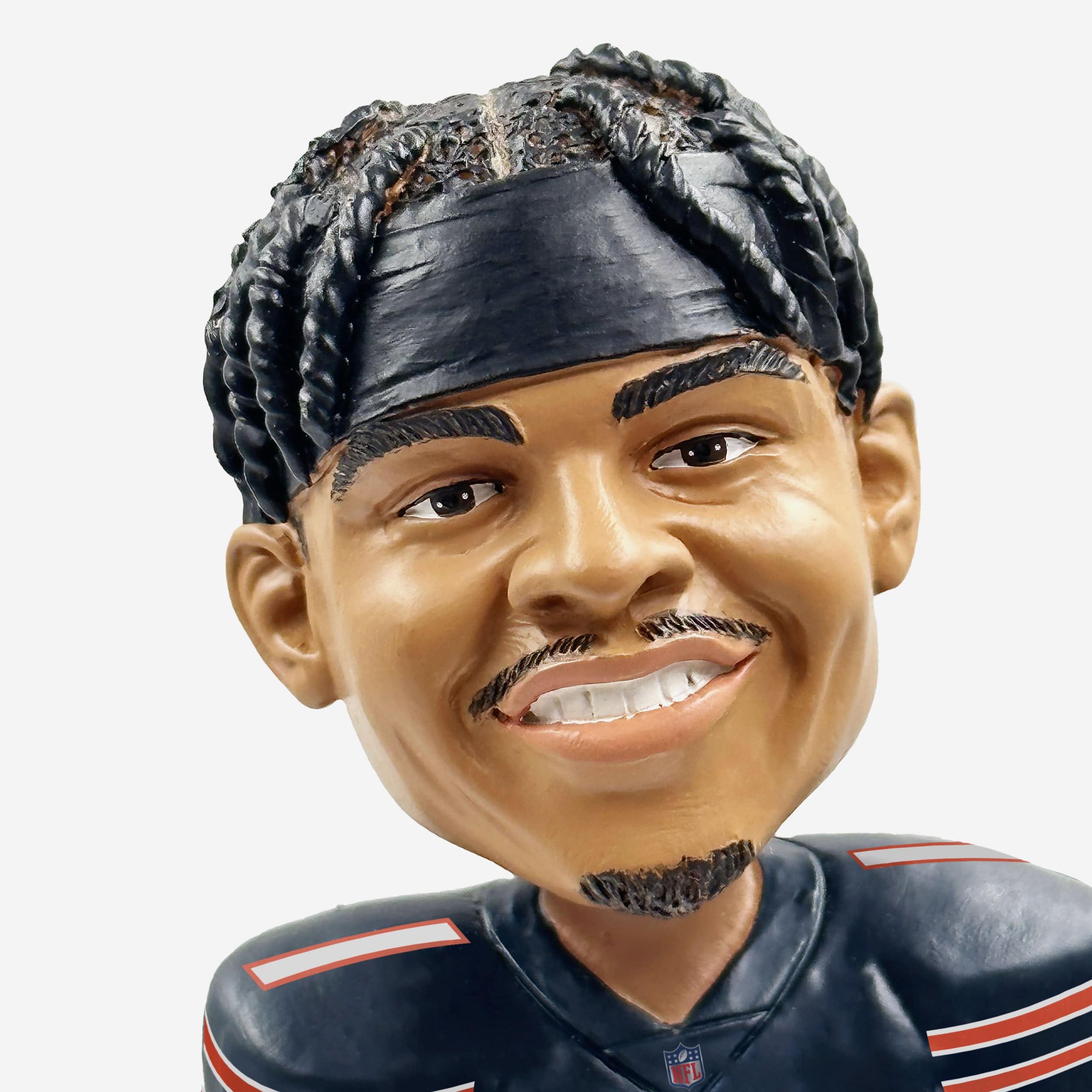 Justin Fields Chicago Bears Magnetic Stadium Base Bobblehead - Image 2