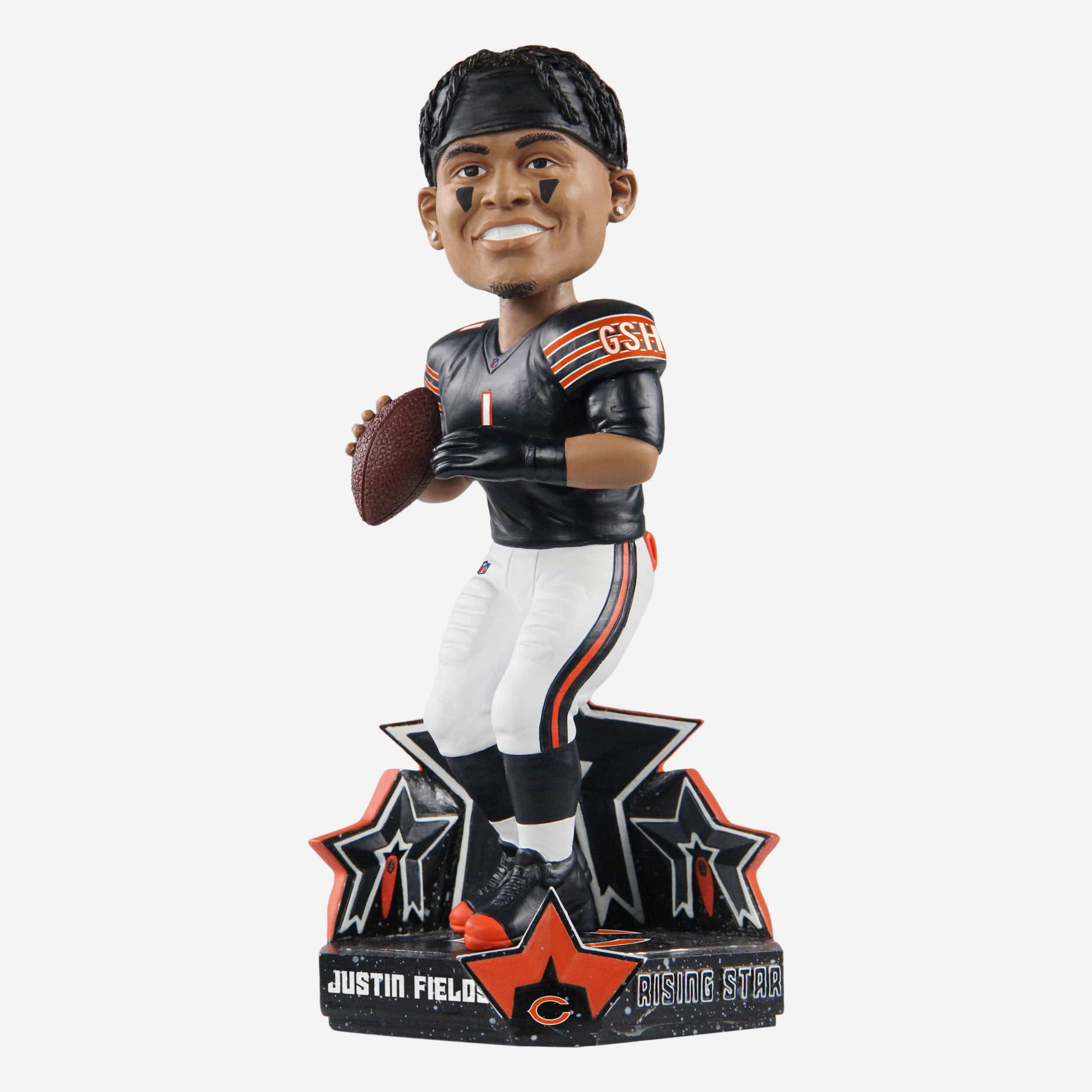 Justin Fields Chicago Bears Rising Star Bobblehead