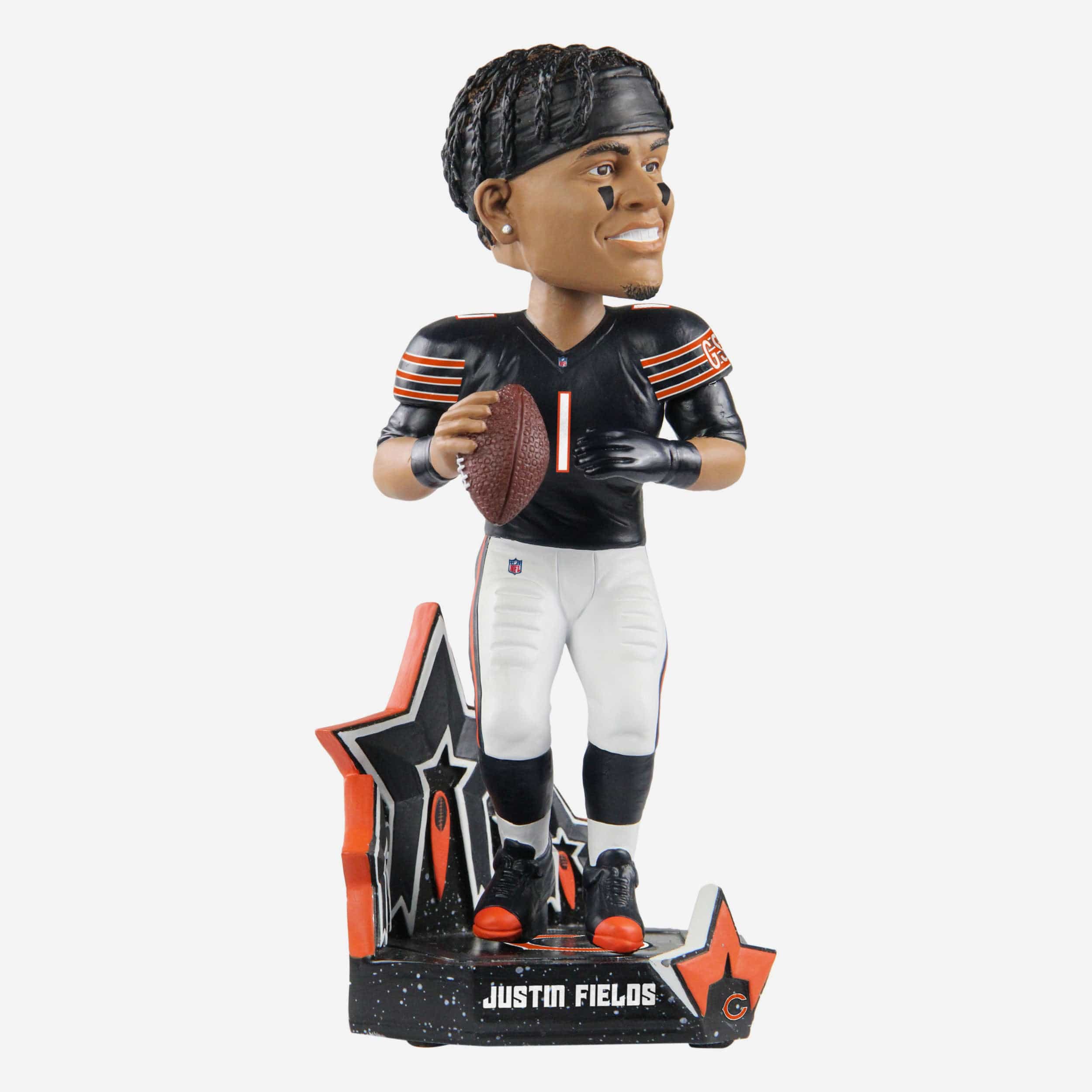 Justin Fields Chicago Bears Rising Star Bobblehead - Image 4