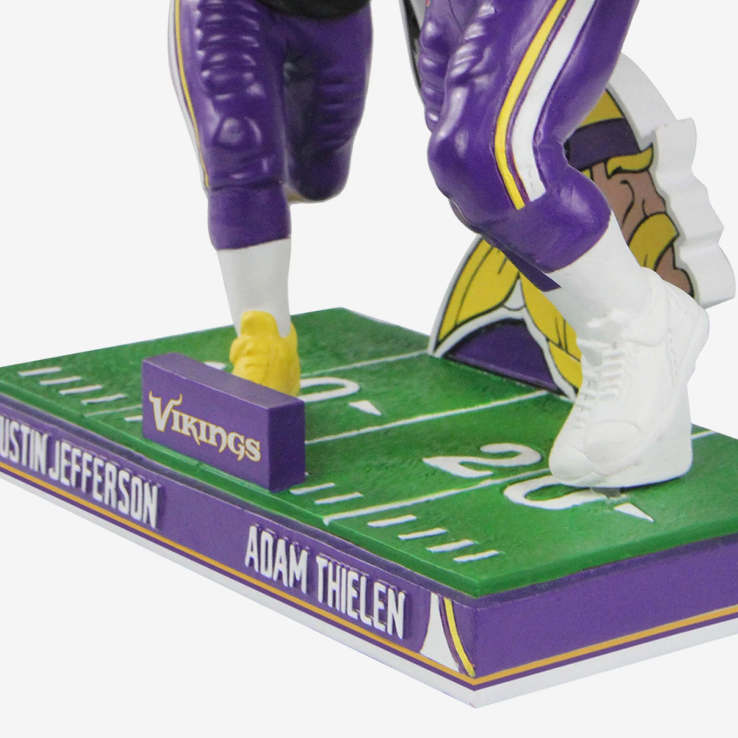 Justin Jefferson & Adam Thielen Minnesota Vikings Bobblemate Dual Bobblehead - Image 4