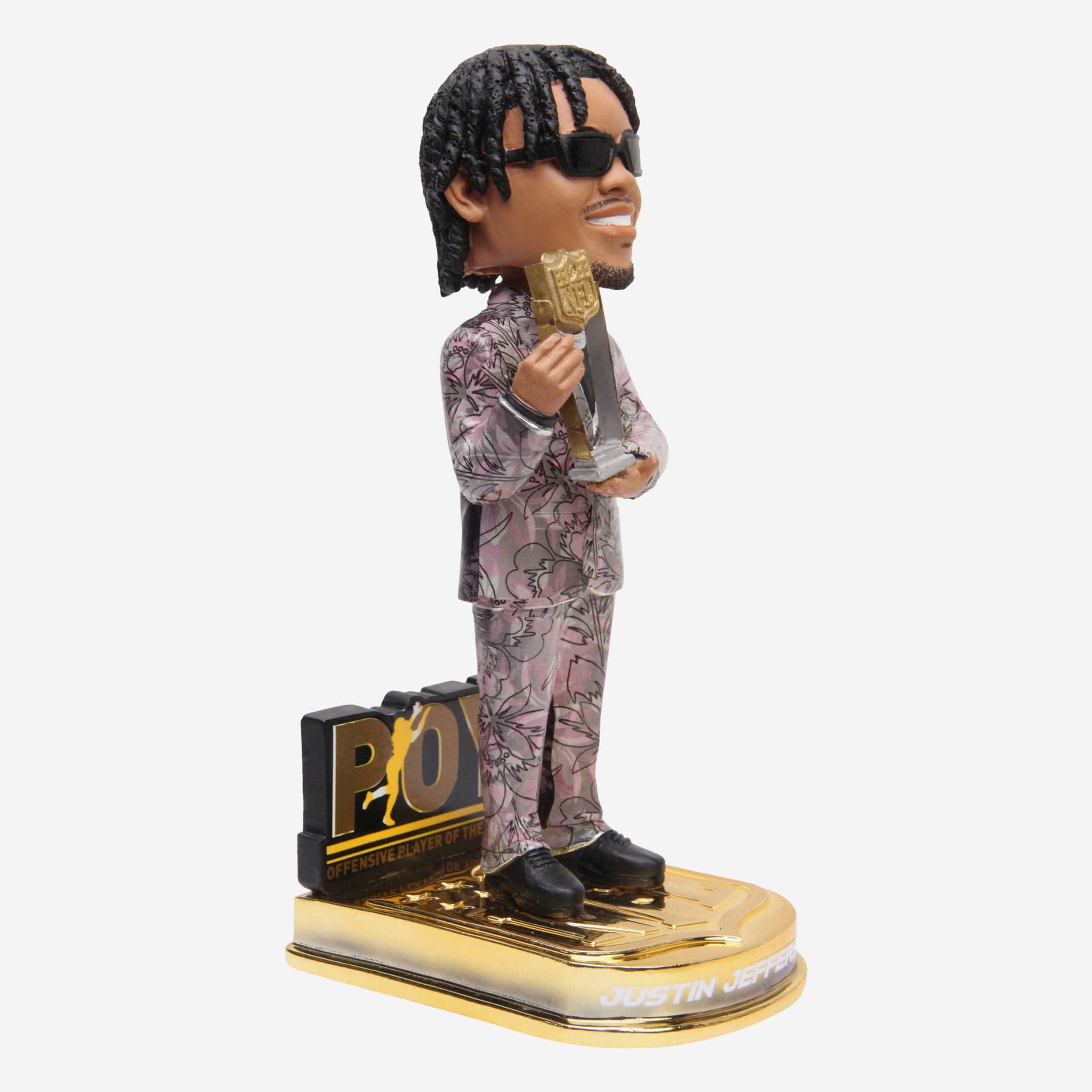 Justin Jefferson Minnesota Vikings 2022 NFL Offensive Player Of The Year Bobblehead - Image 4