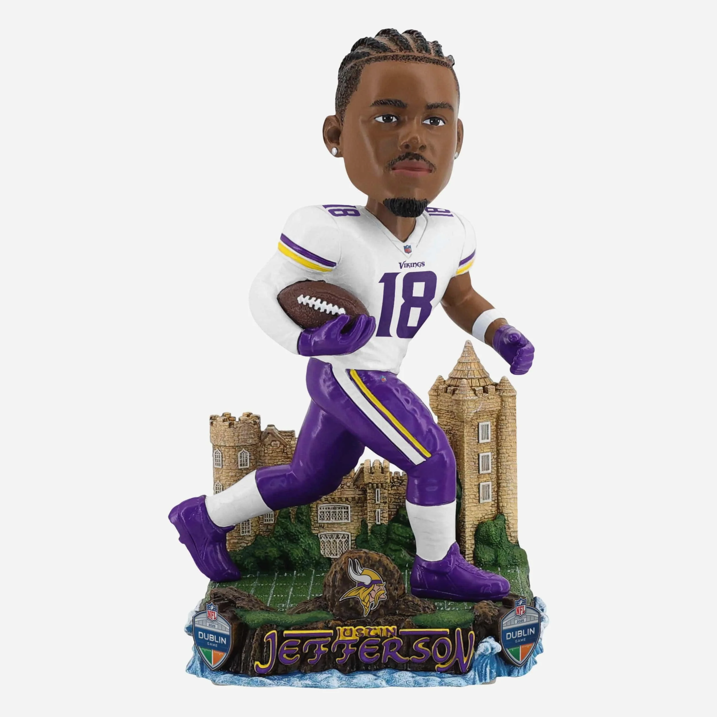 Justin Jefferson Minnesota Vikings 2025 International Game Bobblehead
