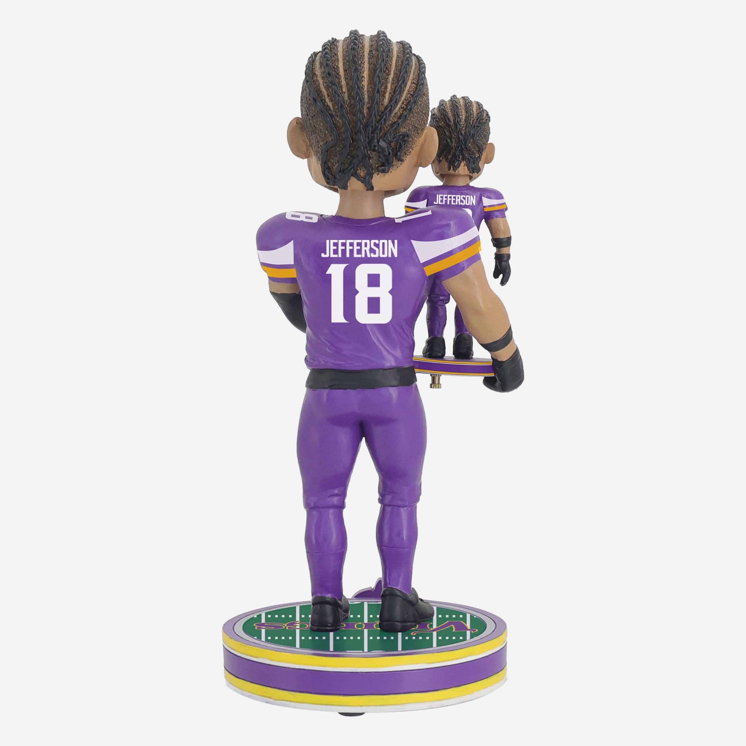Justin Jefferson Minnesota Vikings Bobble Dubblz Bobblehead - Image 7