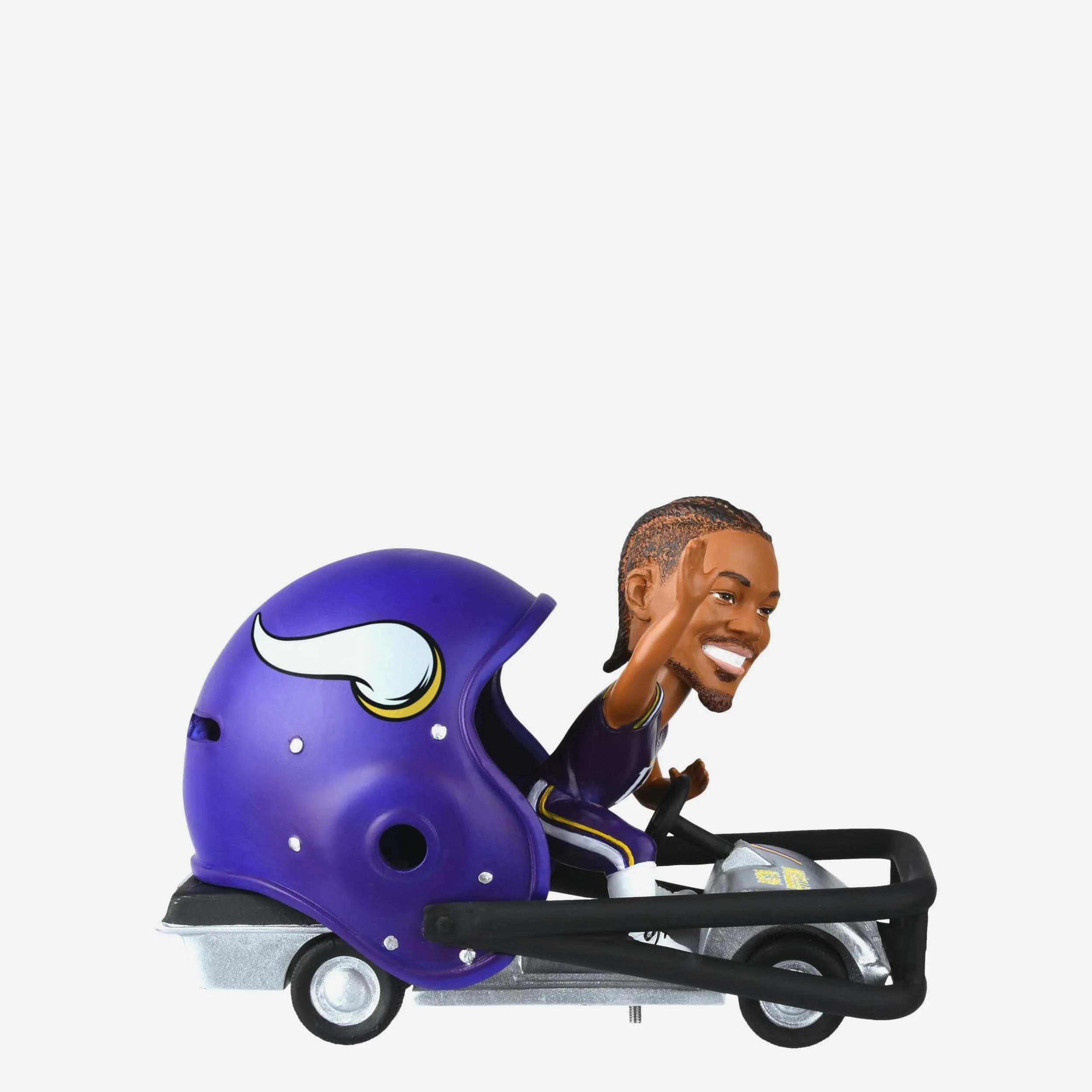 Justin Jefferson Minnesota Vikings Helmet Cart Bobblehead - Image 2