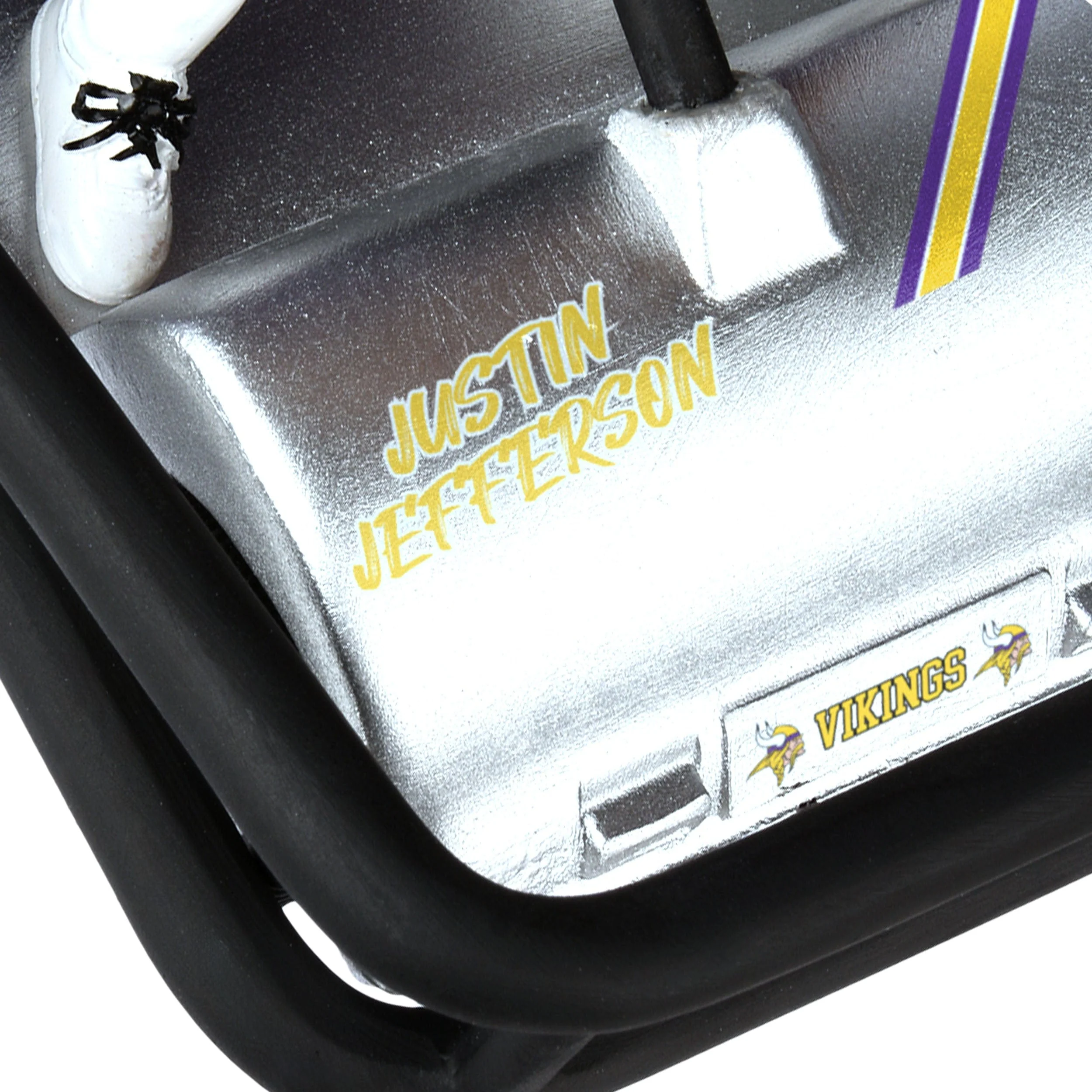 Justin Jefferson Minnesota Vikings Helmet Cart Bobblehead - Image 3