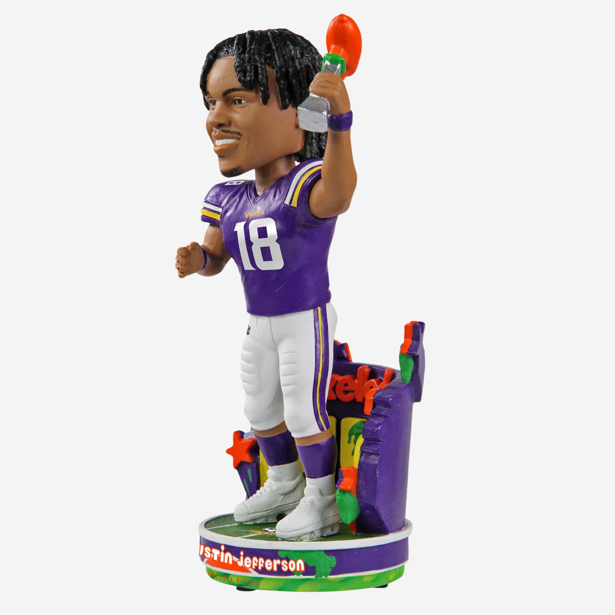 Justin Jefferson Minnesota Vikings Nickelodeon NVP Bobblehead - Image 4
