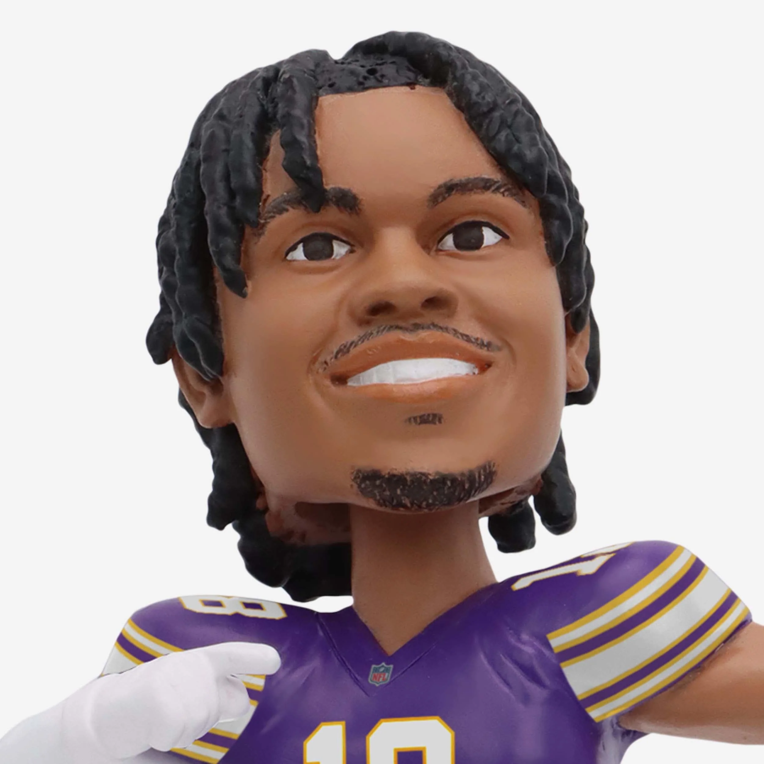 Justin Jefferson Minnesota Vikings Retro Uniform Bobblehead - Image 2