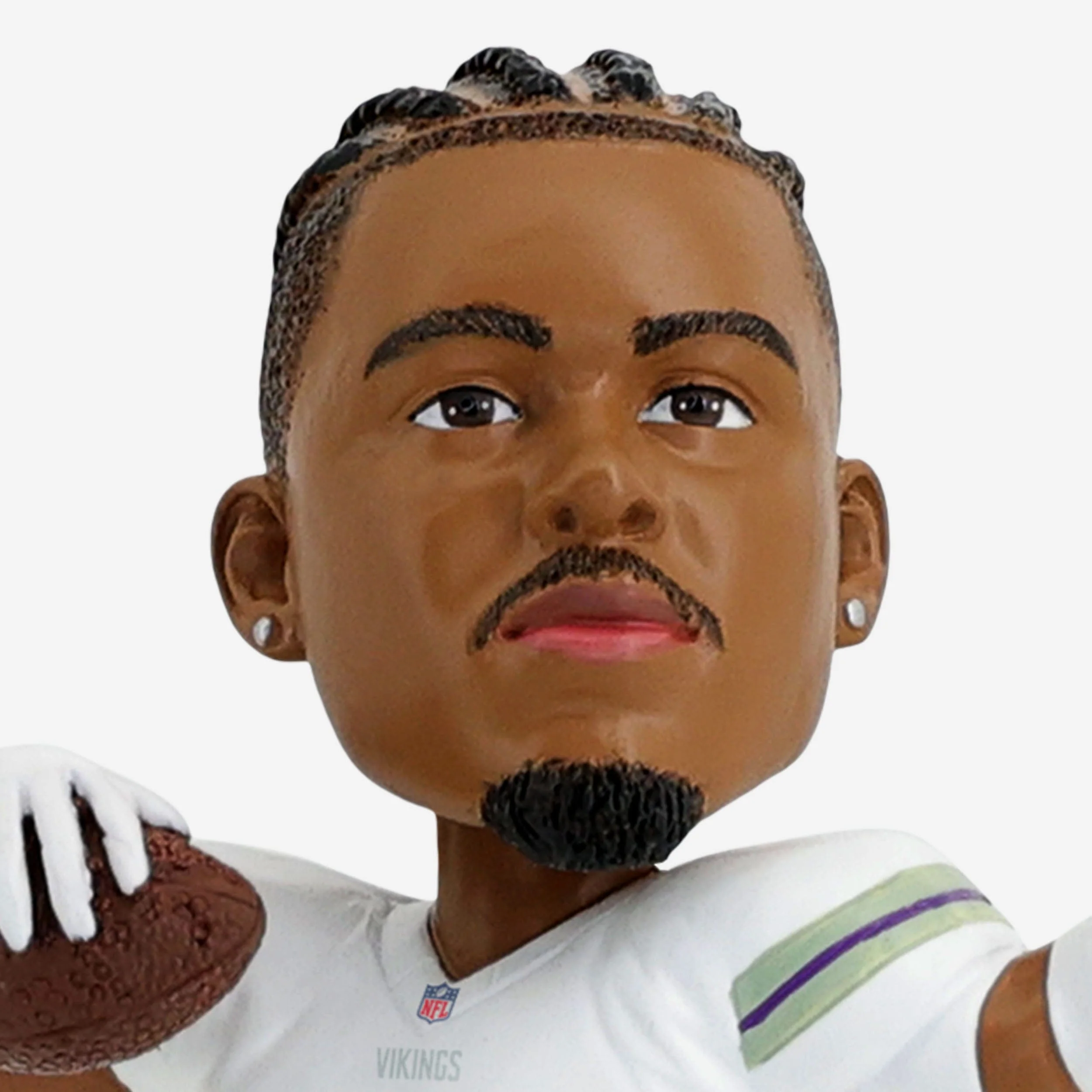 Justin Jefferson Minnesota Vikings Winter Warrior Bobblehead - Image 2