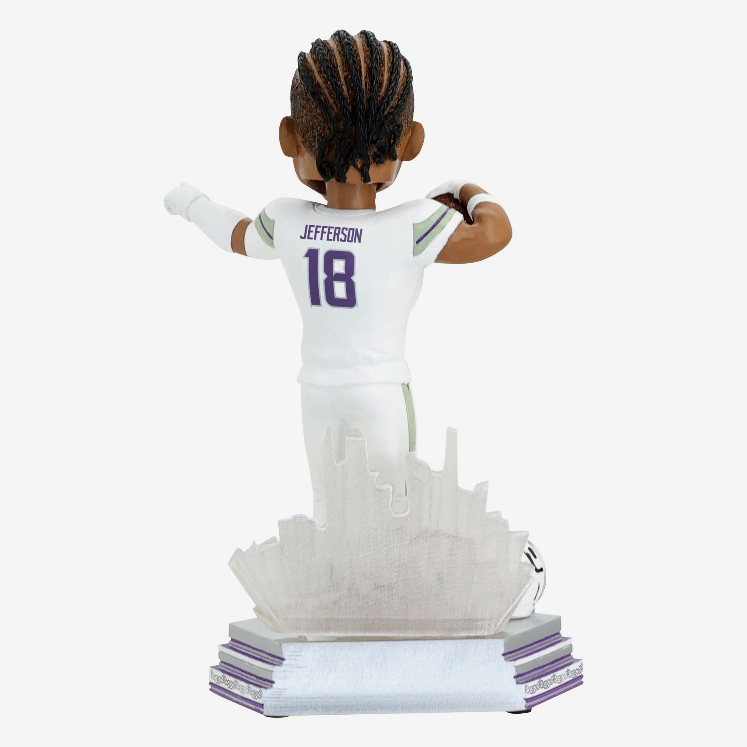 Justin Jefferson Minnesota Vikings Winter Warrior Bobblehead - Image 5