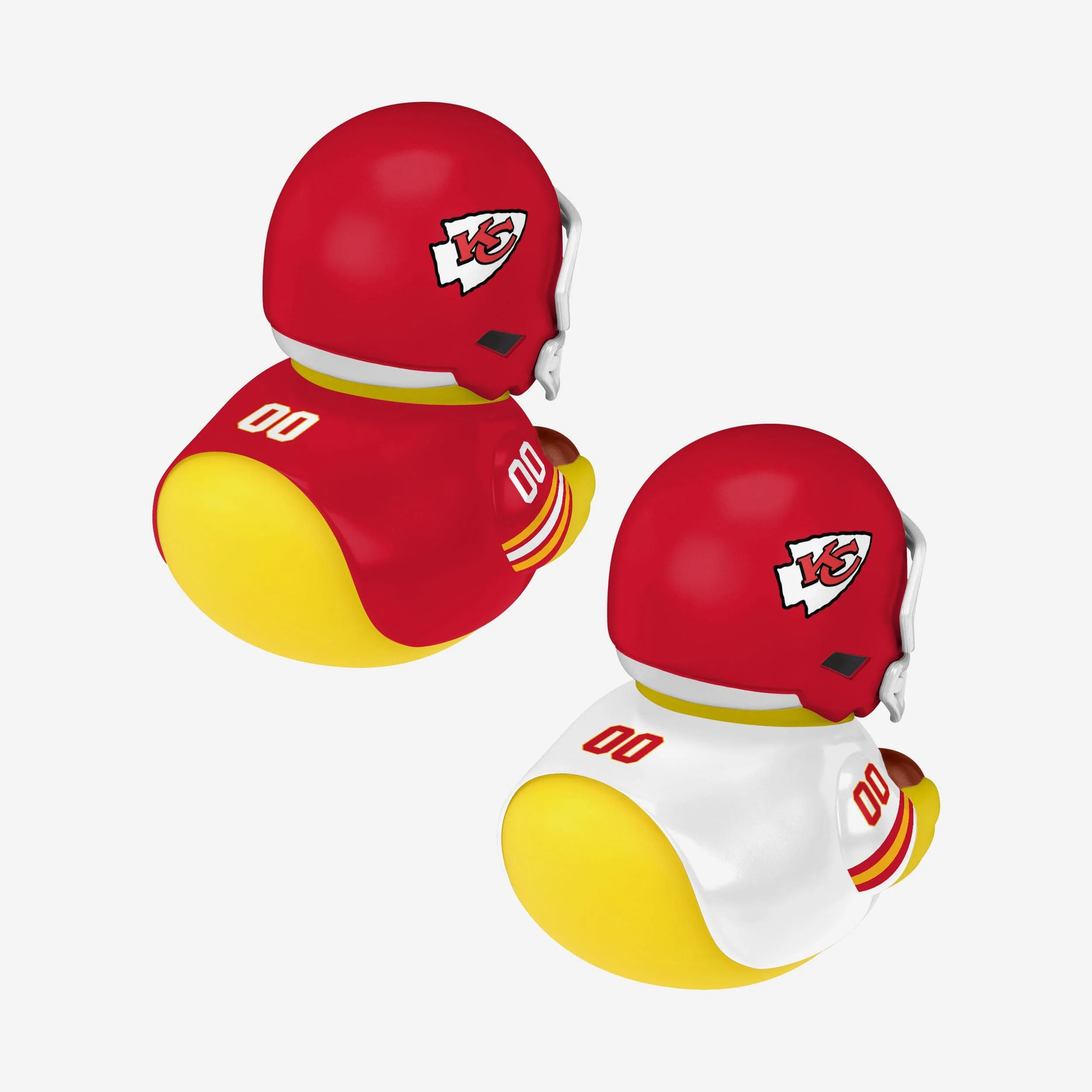 Kansas City Chiefs 2 Pack Vinyl Ducks - Image 3