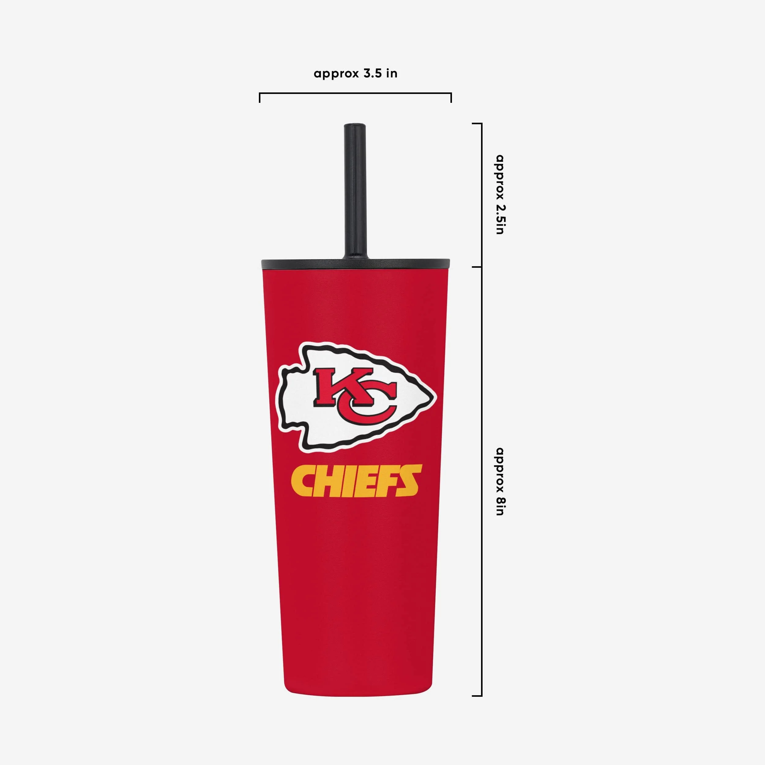 Kansas City Chiefs 22 oz Travel Tumbler - Image 5