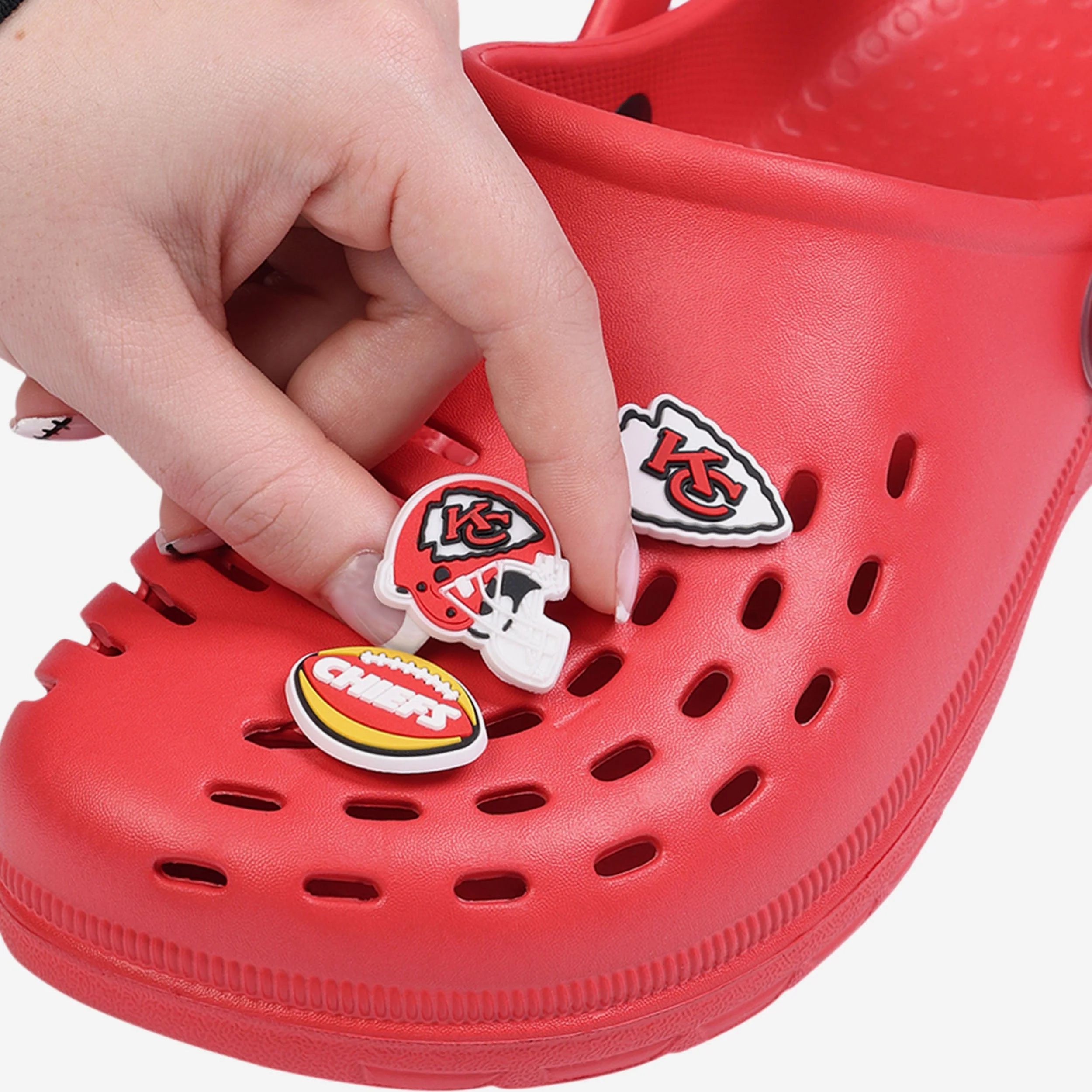 Kansas City Chiefs 6 Pack Team Clog Charms - Image 3