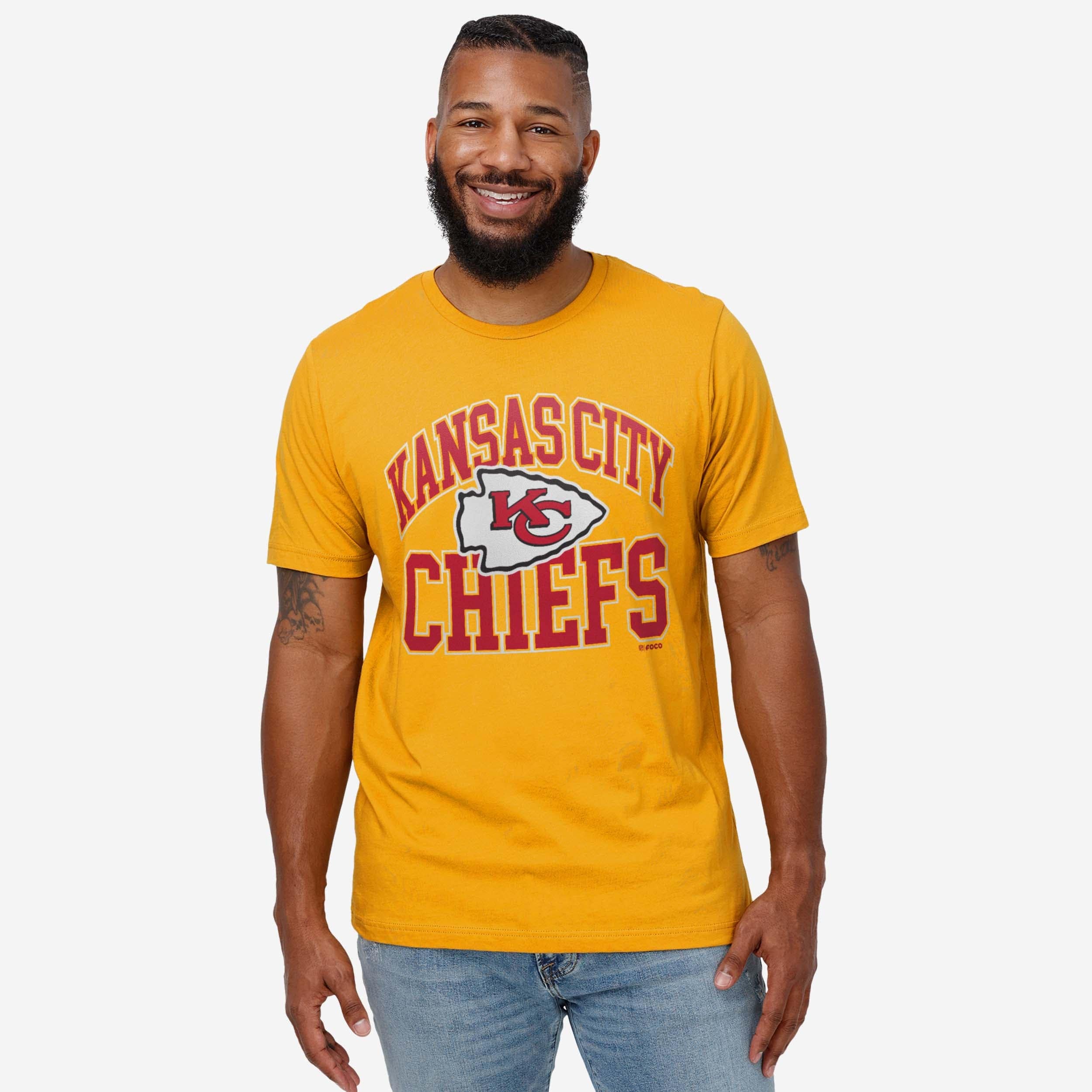 Kansas City Chiefs Arched Wordmark T-Shirt - Image 6