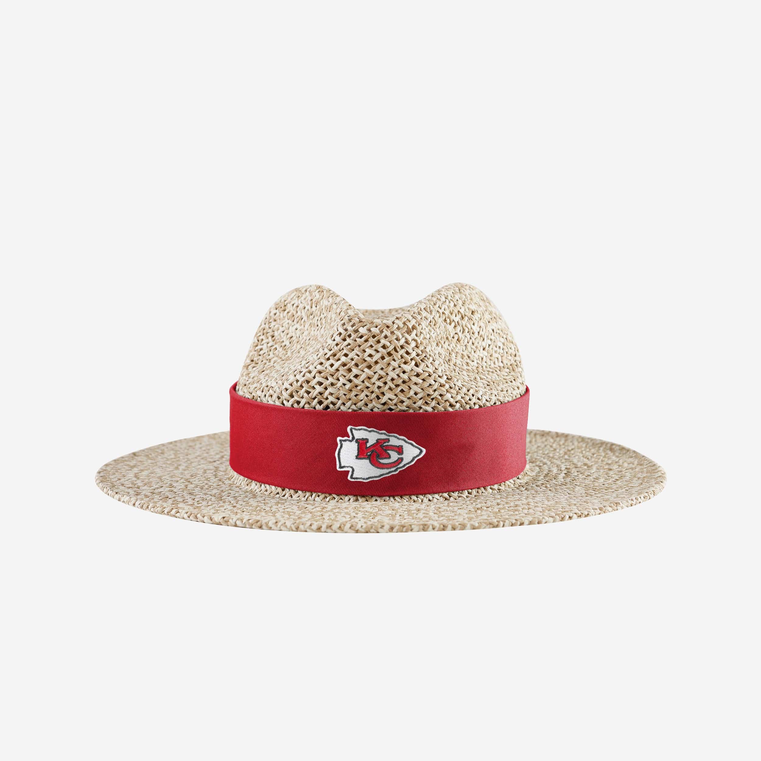 Kansas City Chiefs Band Straw Hat