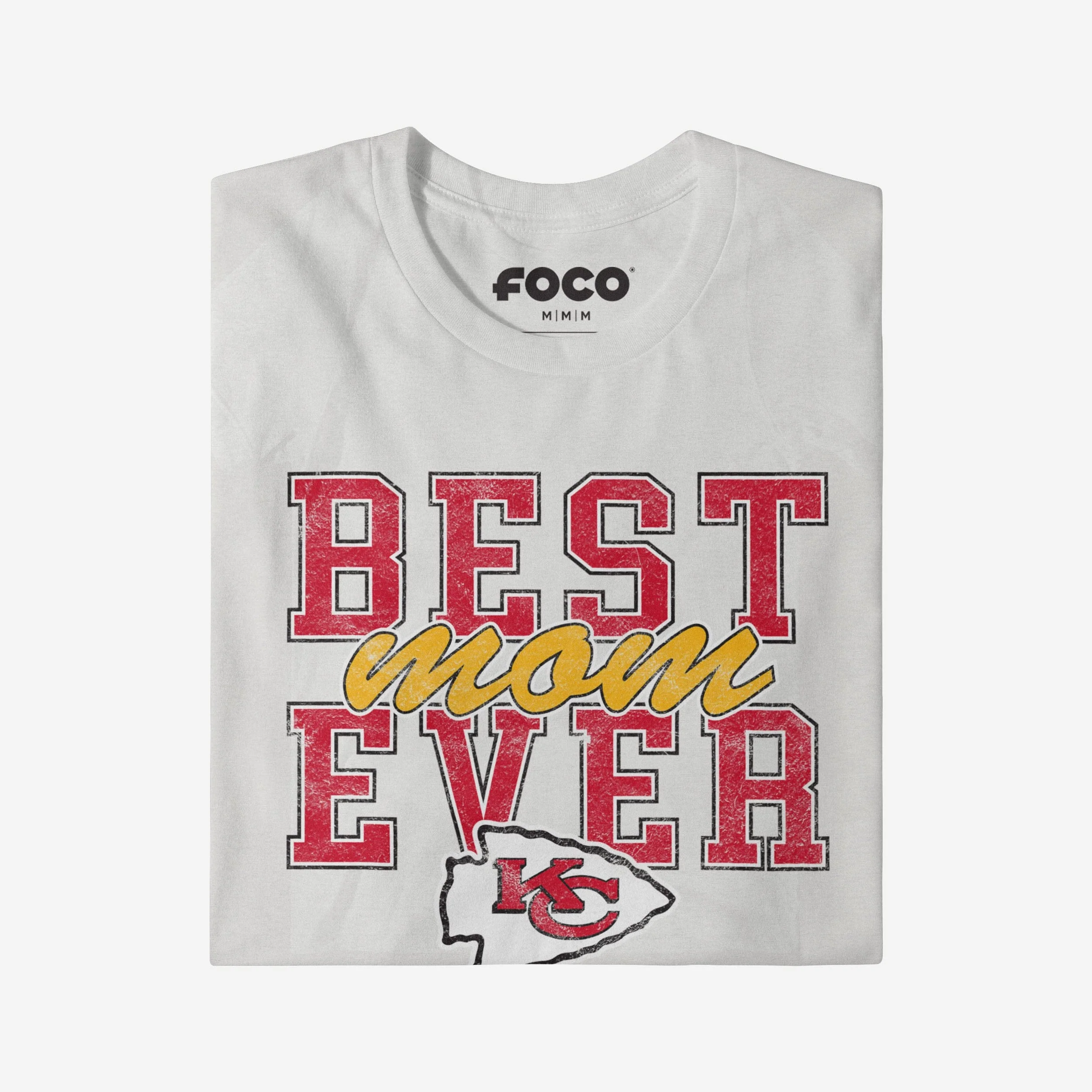 Kansas City Chiefs Best Mom Ever Stacked T-Shirt - Image 3