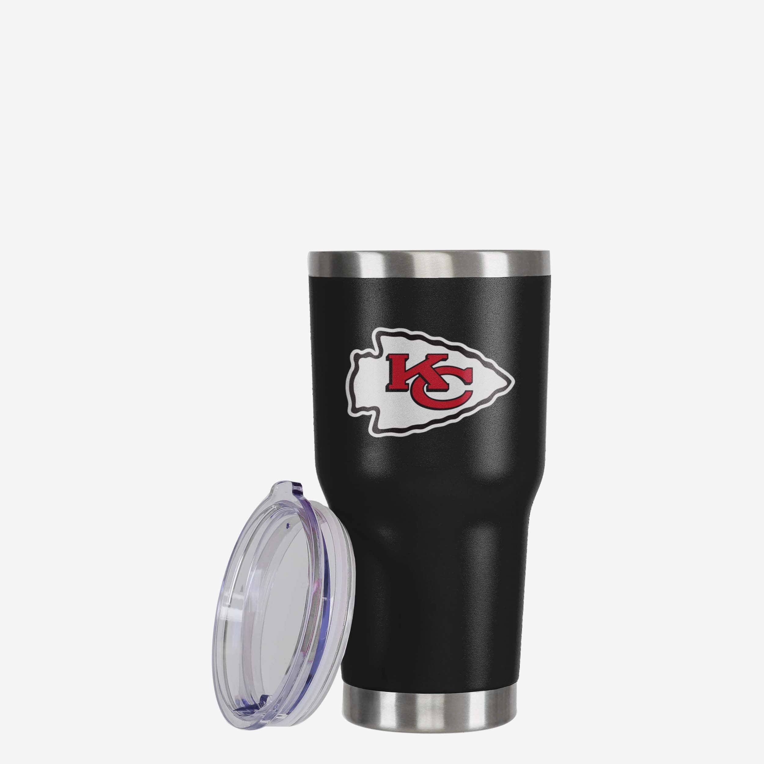 Kansas City Chiefs Black Team Logo 30 oz Tumbler - Image 3