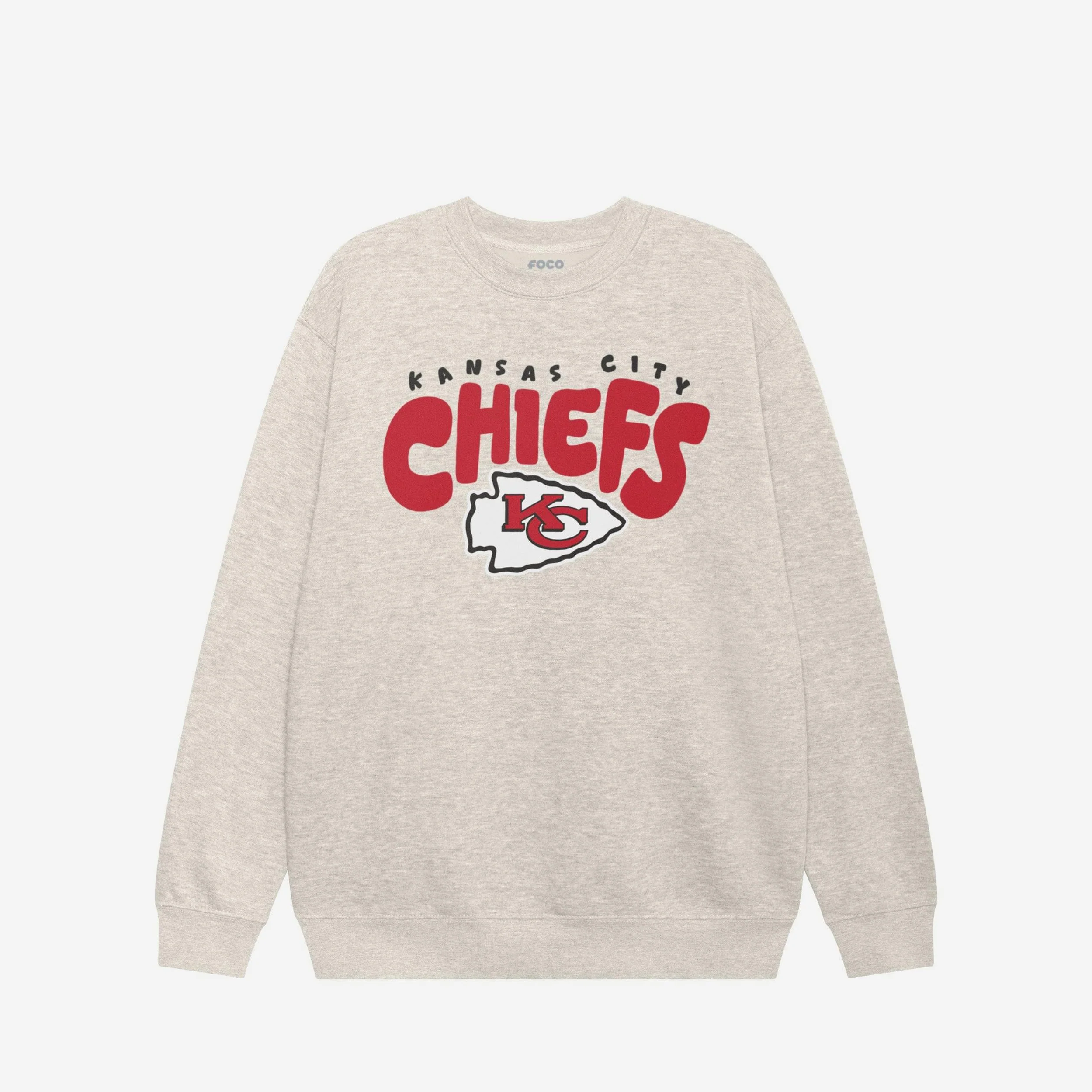 Kansas City Chiefs Bubble Crew Neck Sweatshirt
