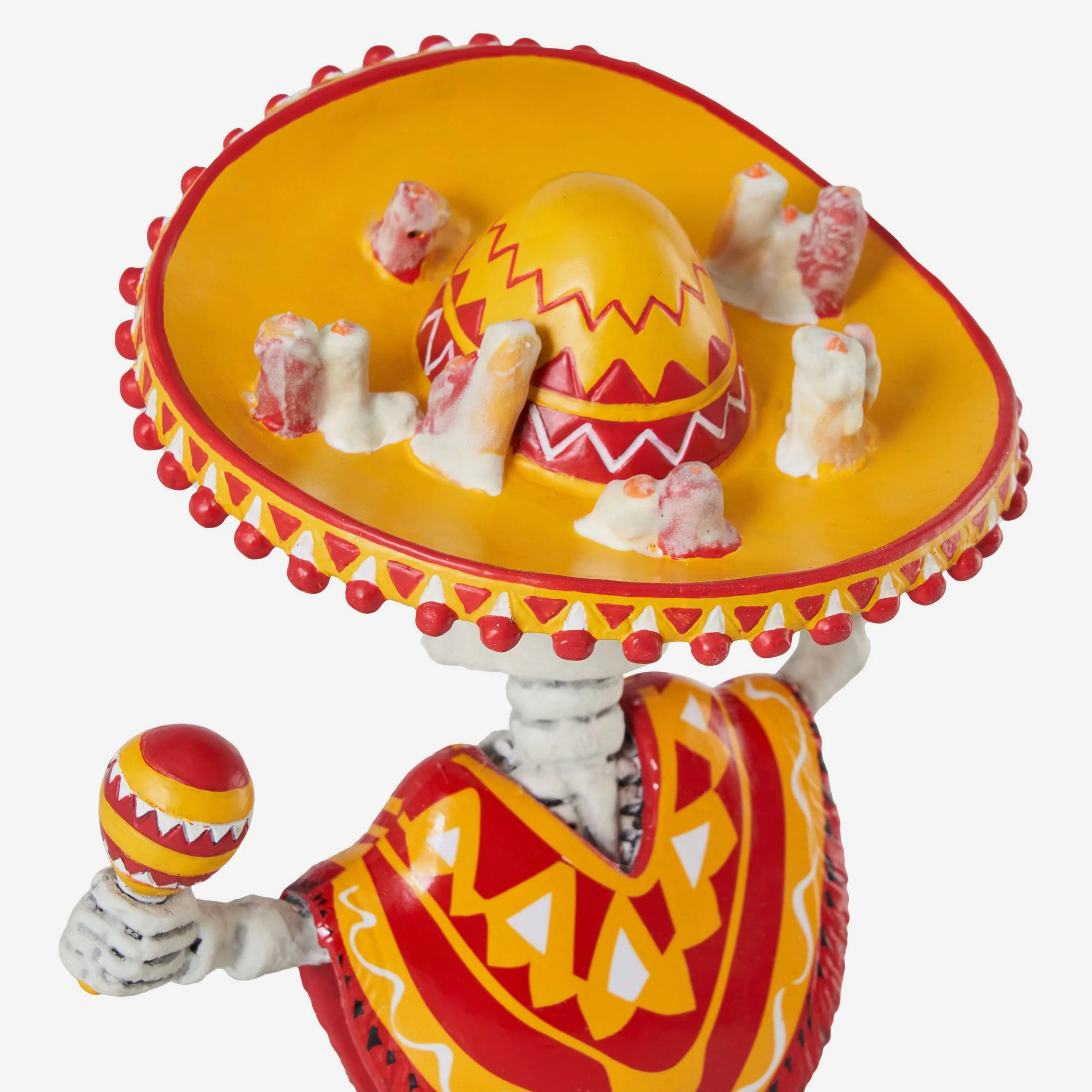 Kansas City Chiefs Calavera Glow in the Dark Bobblehead - Image 5