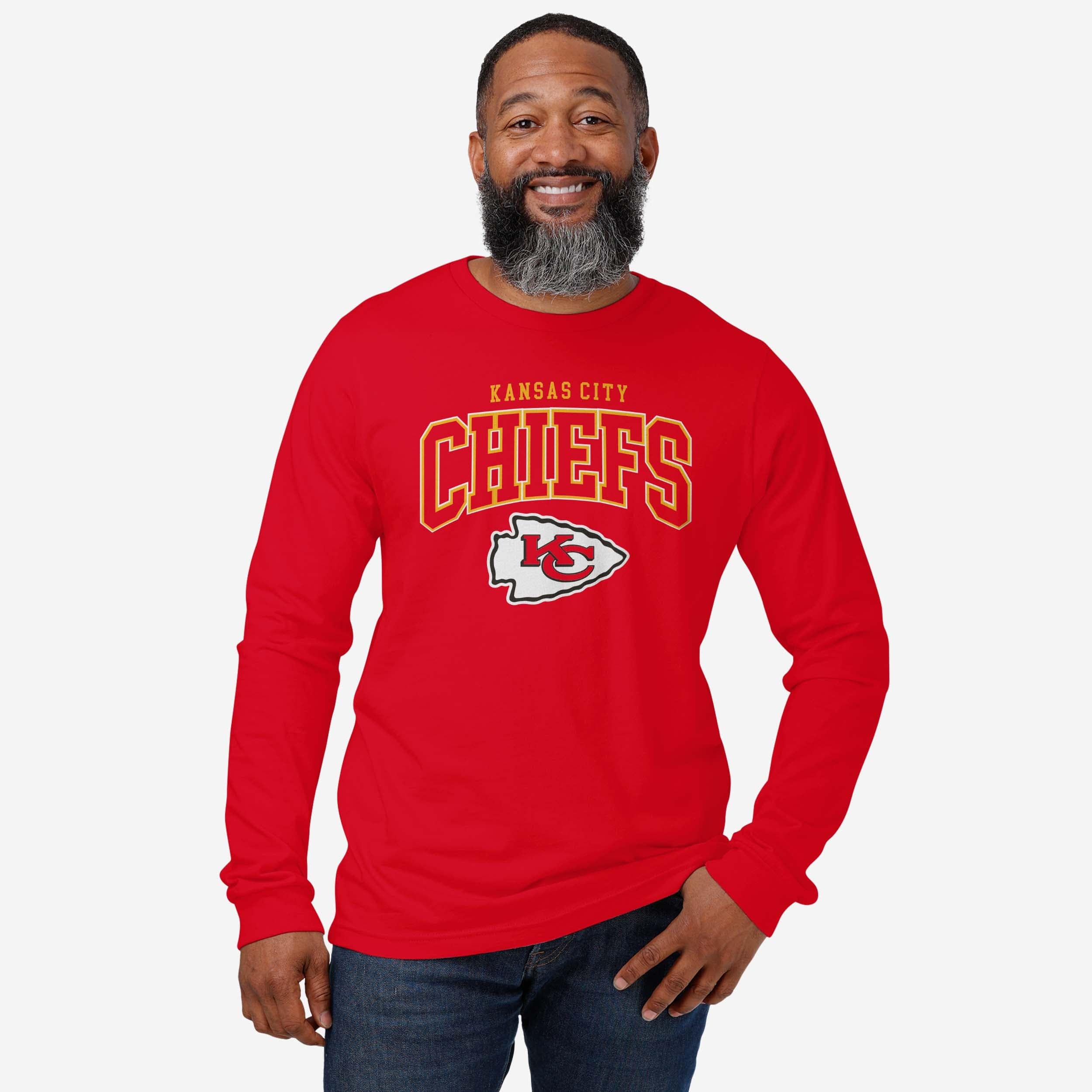 Kansas City Chiefs Classic Logo Long Sleeve T-Shirt - Image 6