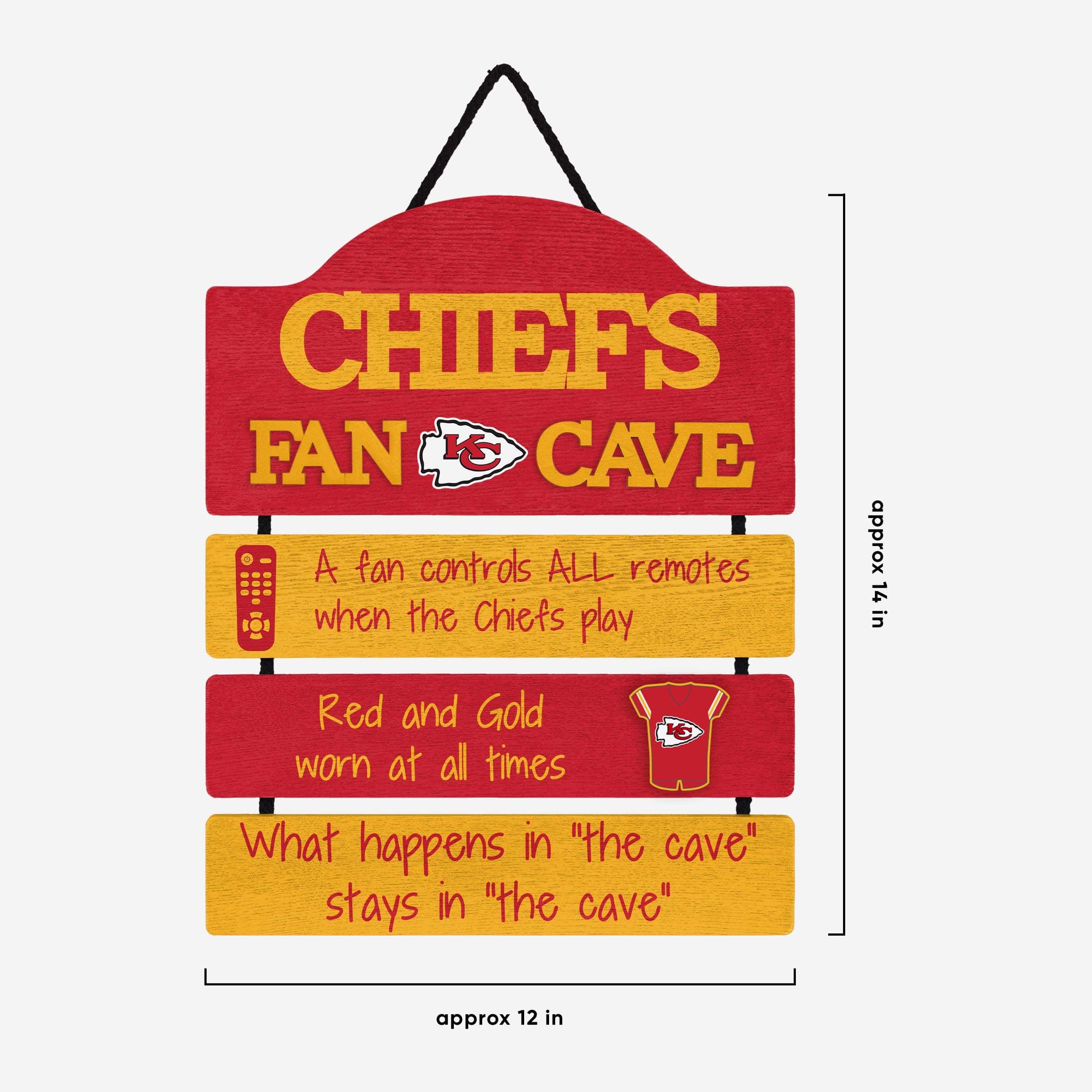 Kansas City Chiefs Fancave Sign - Image 3