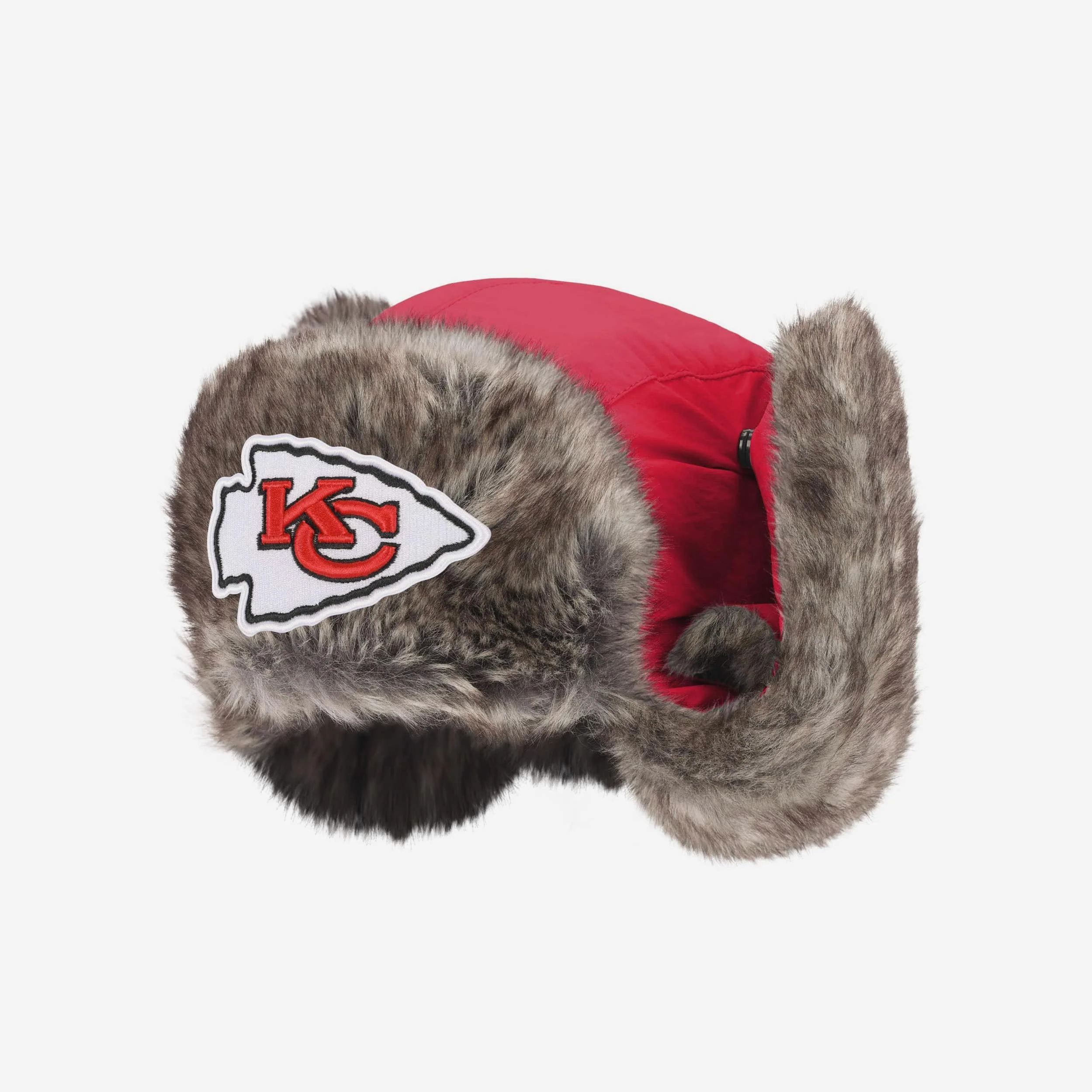 Kansas City Chiefs Faux Fur Trapper Hat - Image 4