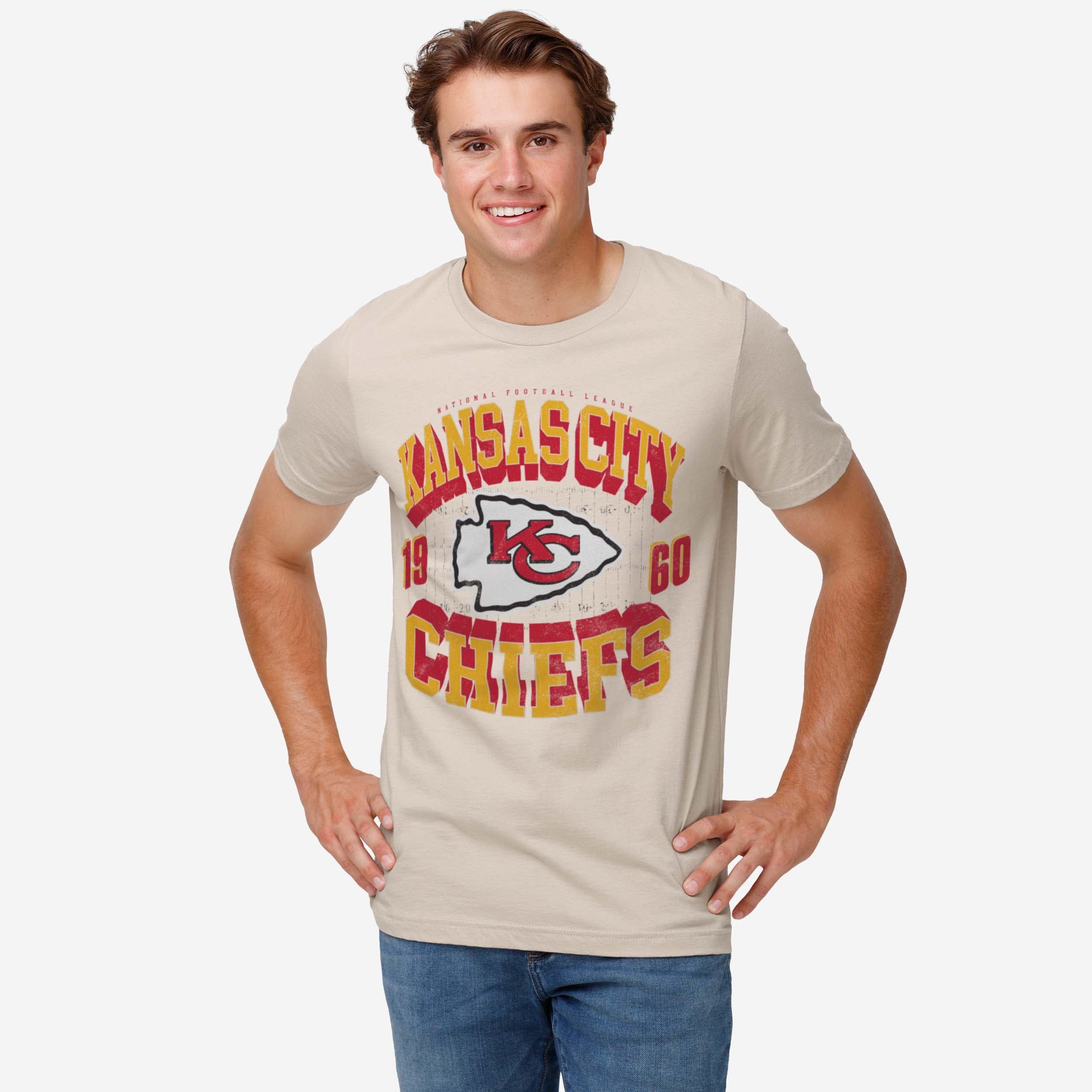 Kansas City Chiefs Field Arched Wordmark T-Shirt - Image 2