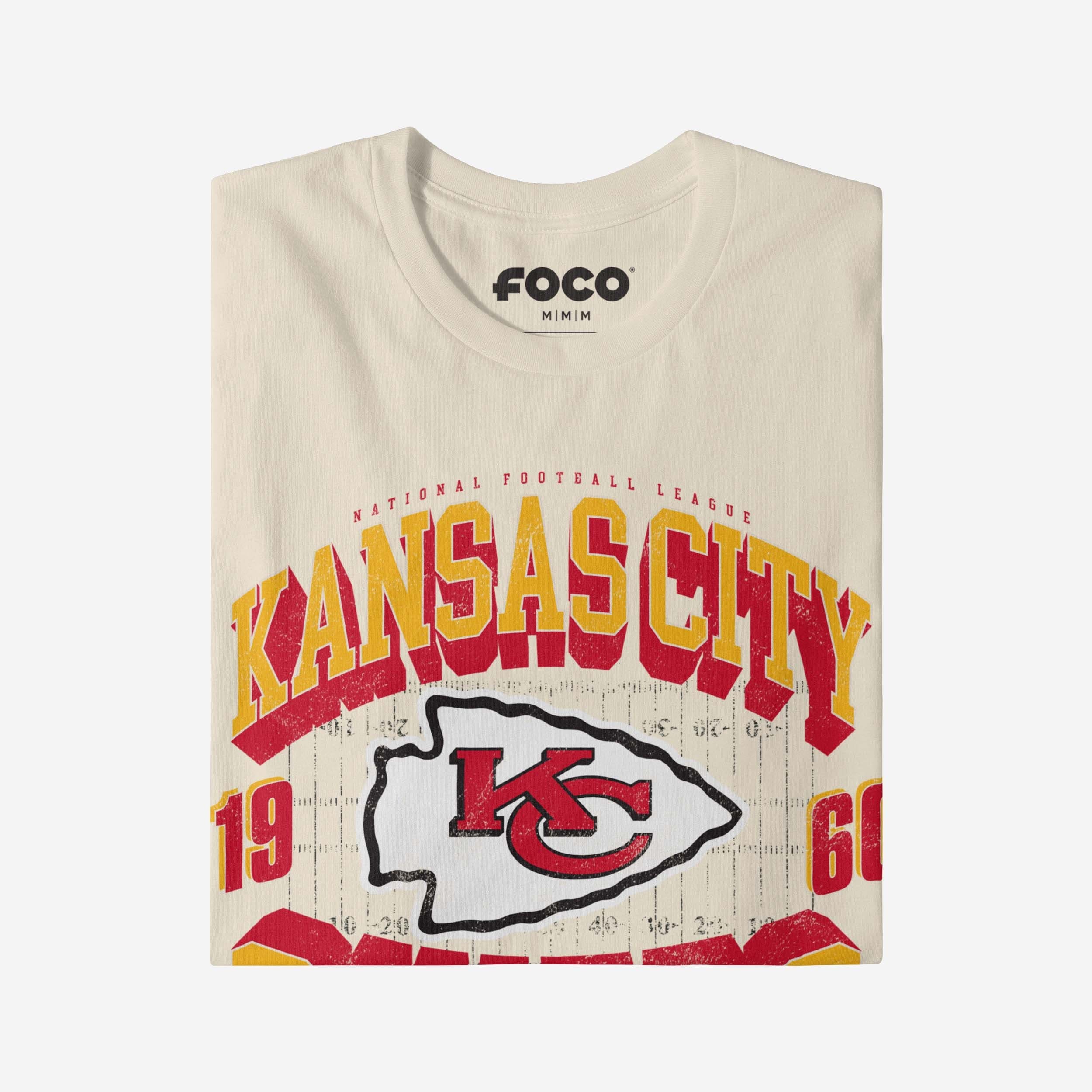 Kansas City Chiefs Field Arched Wordmark T-Shirt - Image 4