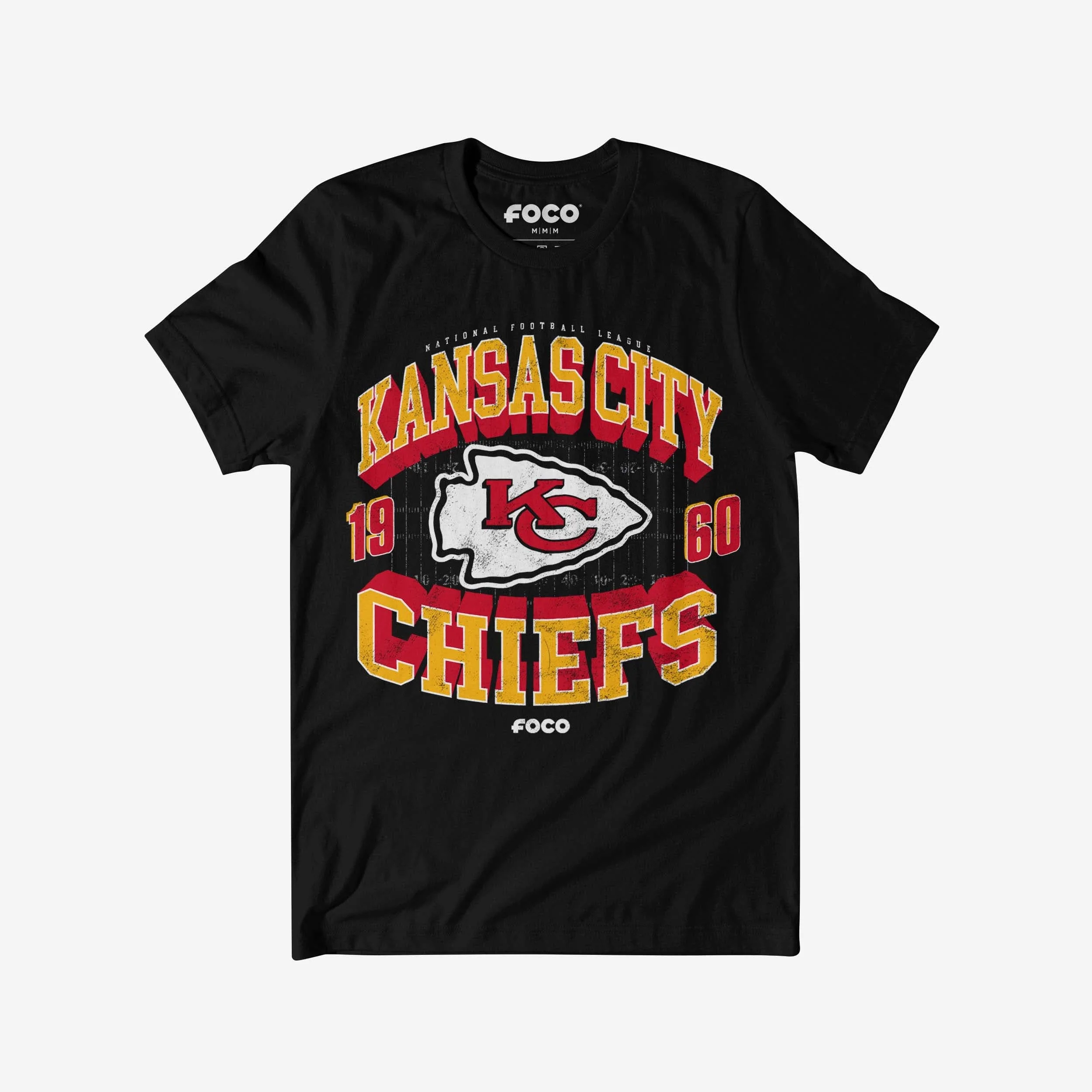 Kansas City Chiefs Field Arched Wordmark T-Shirt - Image 5