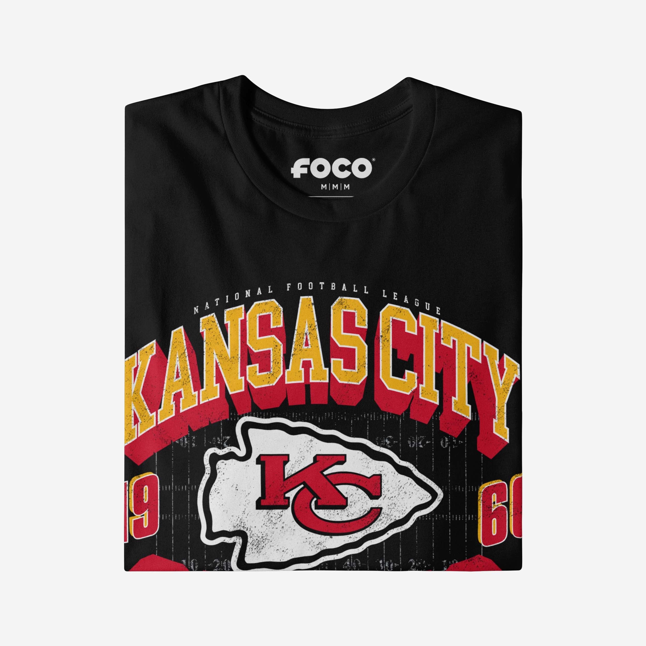 Kansas City Chiefs Field Arched Wordmark T-Shirt - Image 8