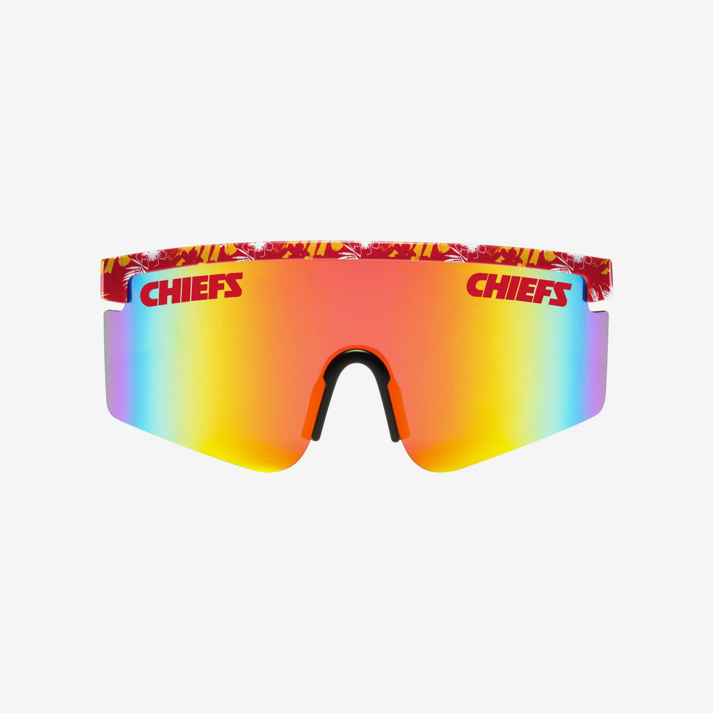 Kansas City Chiefs Floral Large Frame Sunglasses - Image 2