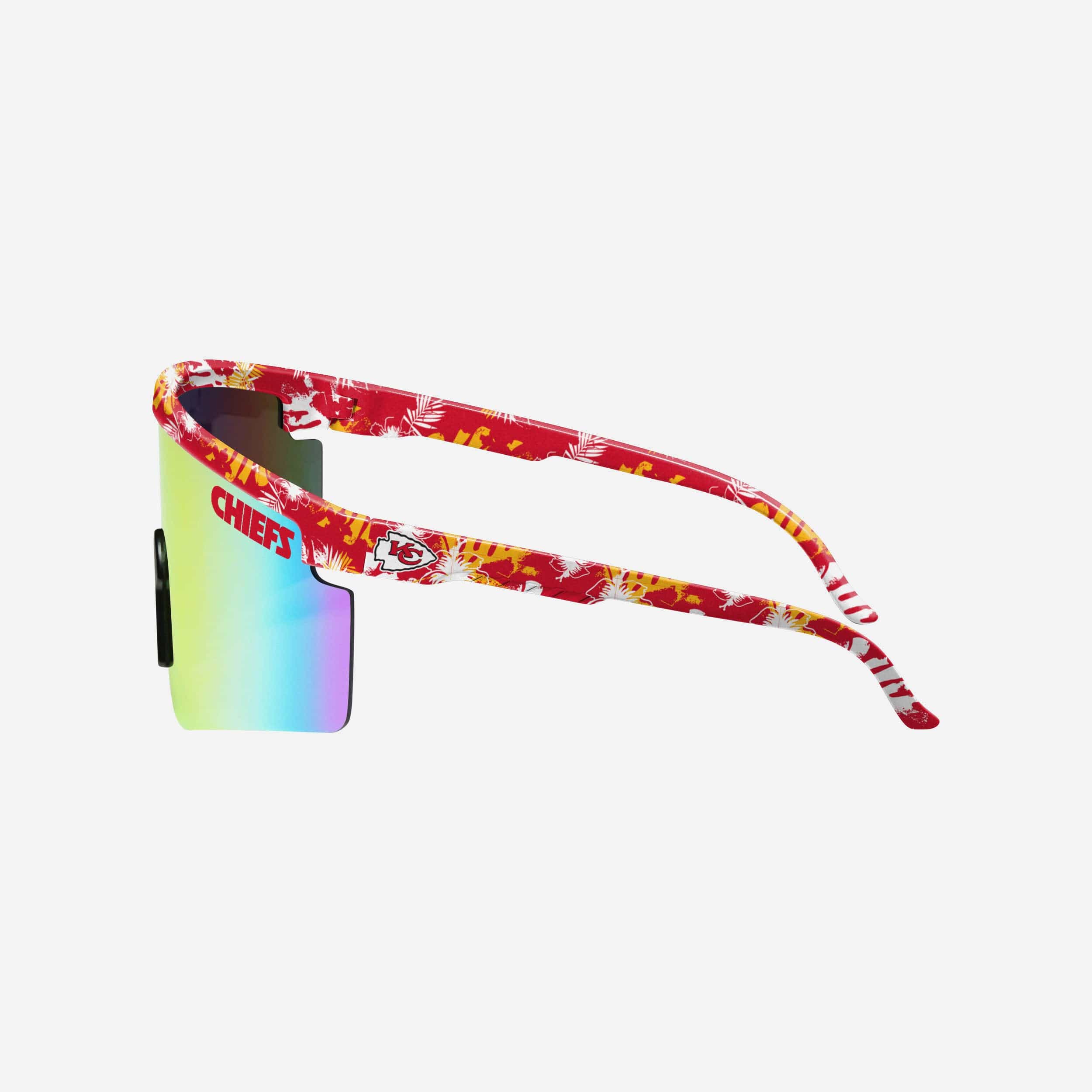 Kansas City Chiefs Floral Large Frame Sunglasses - Image 3
