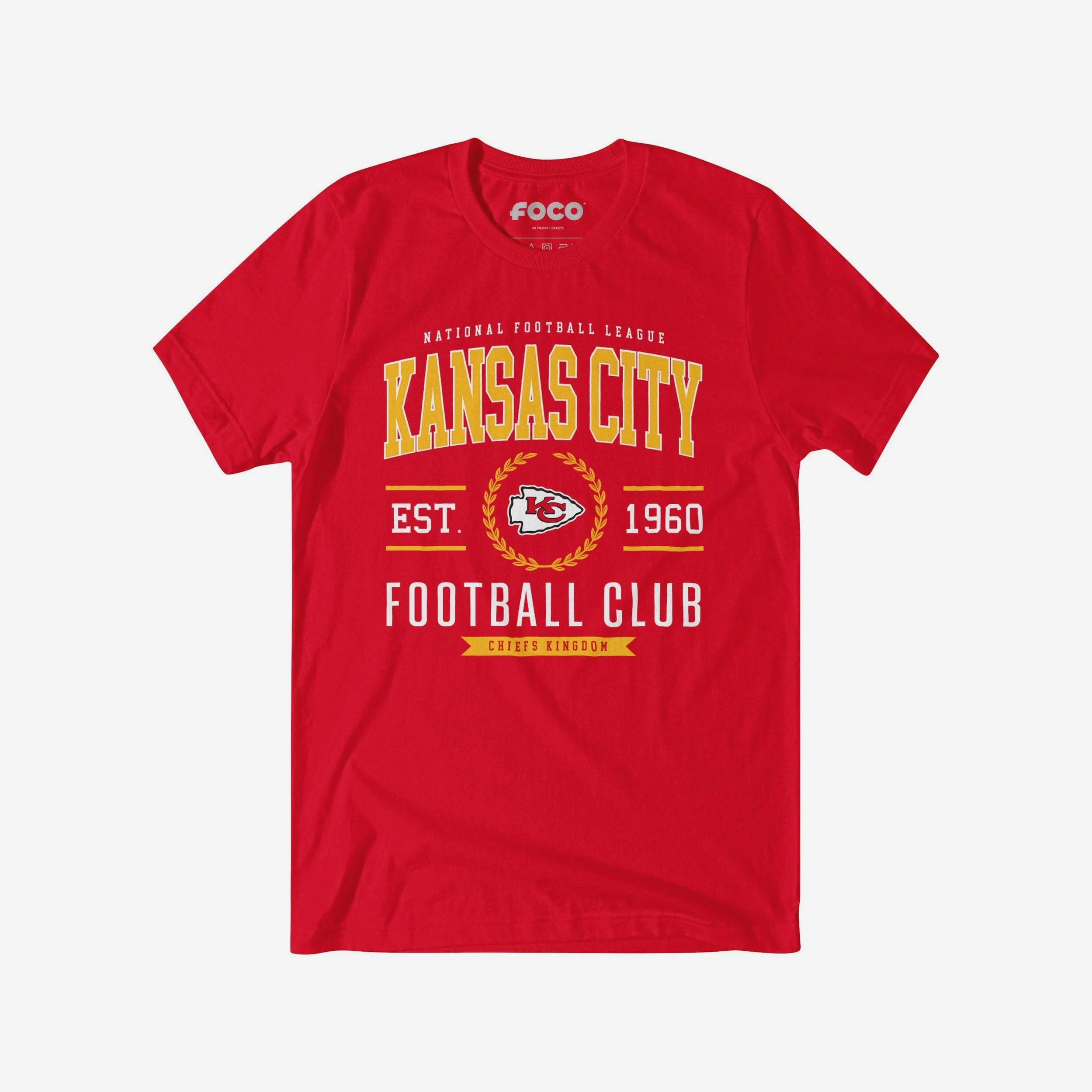 Kansas City Chiefs Football Club T-Shirt