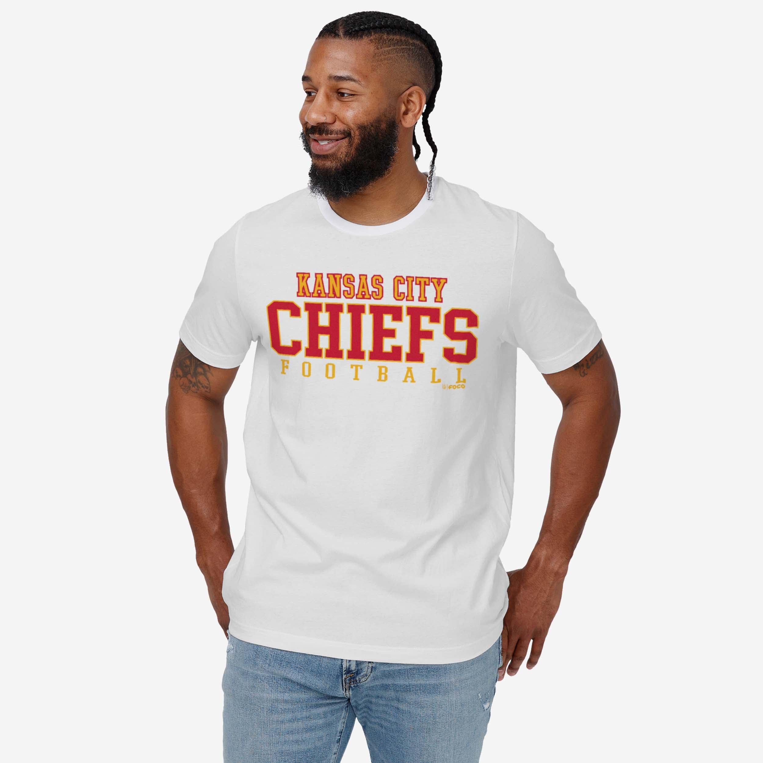Kansas City Chiefs Football Wordmark T-Shirt - Image 18