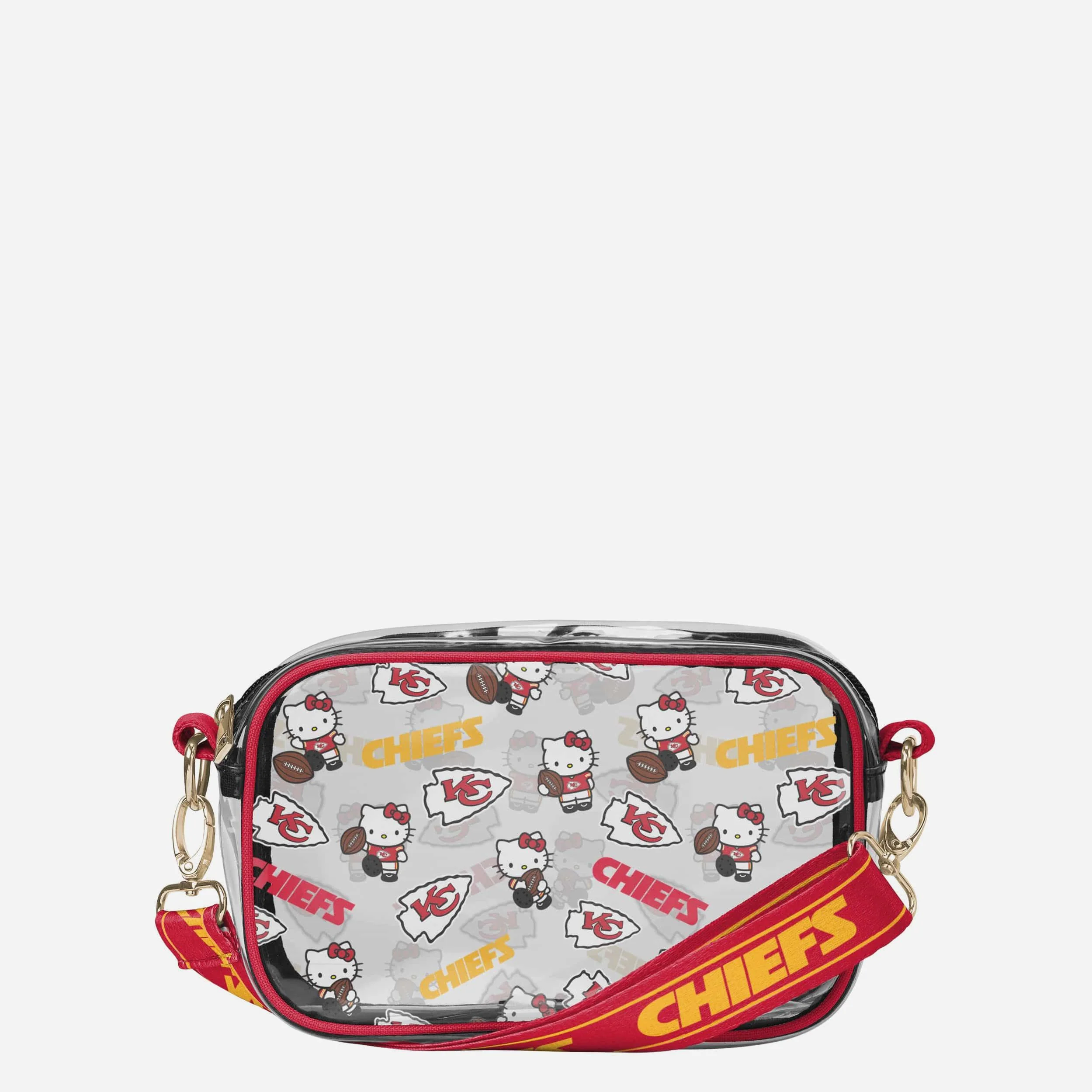Kansas City Chiefs Hello Kitty® Clear Crossbody Bag
