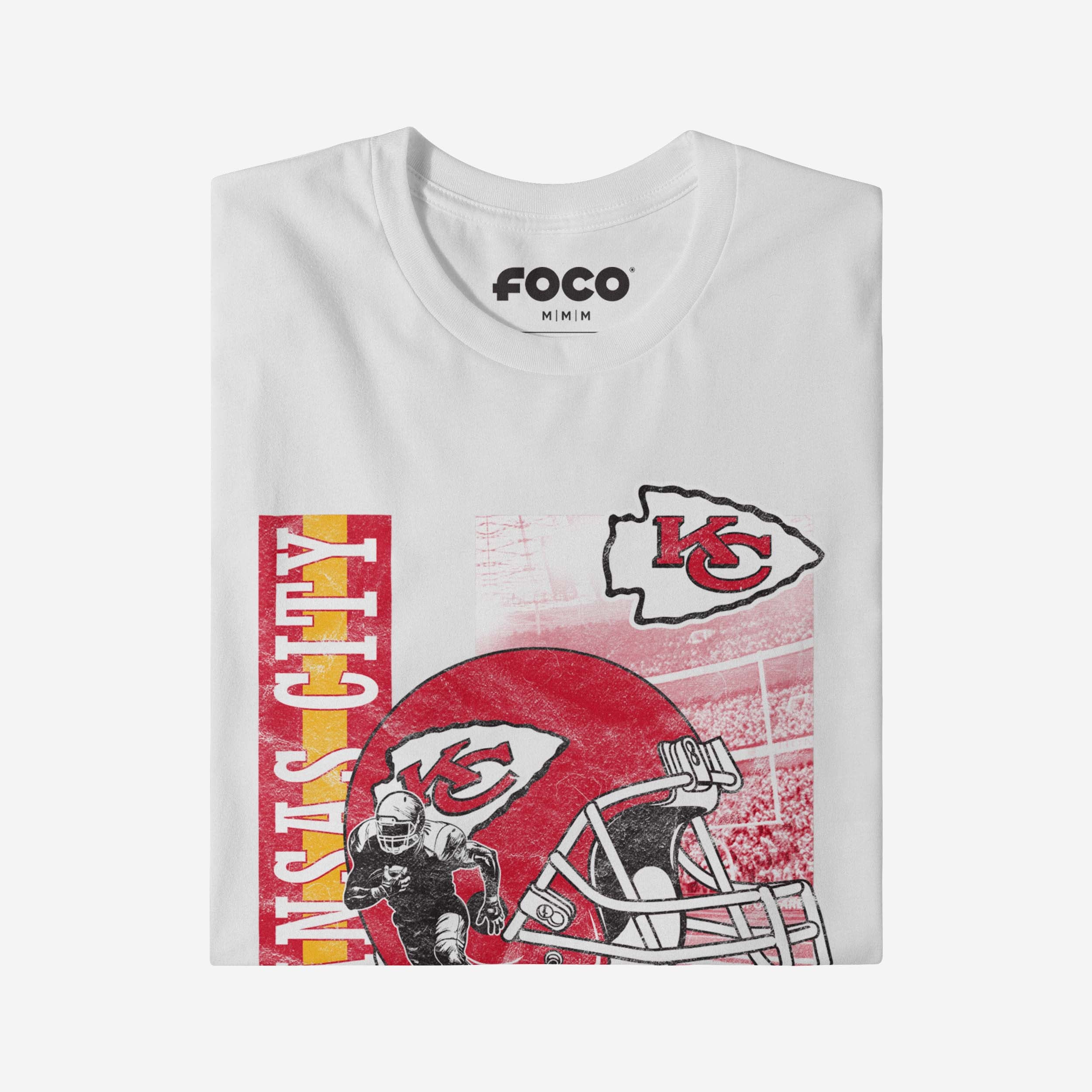 Kansas City Chiefs Helmet Dash T-Shirt - Image 4