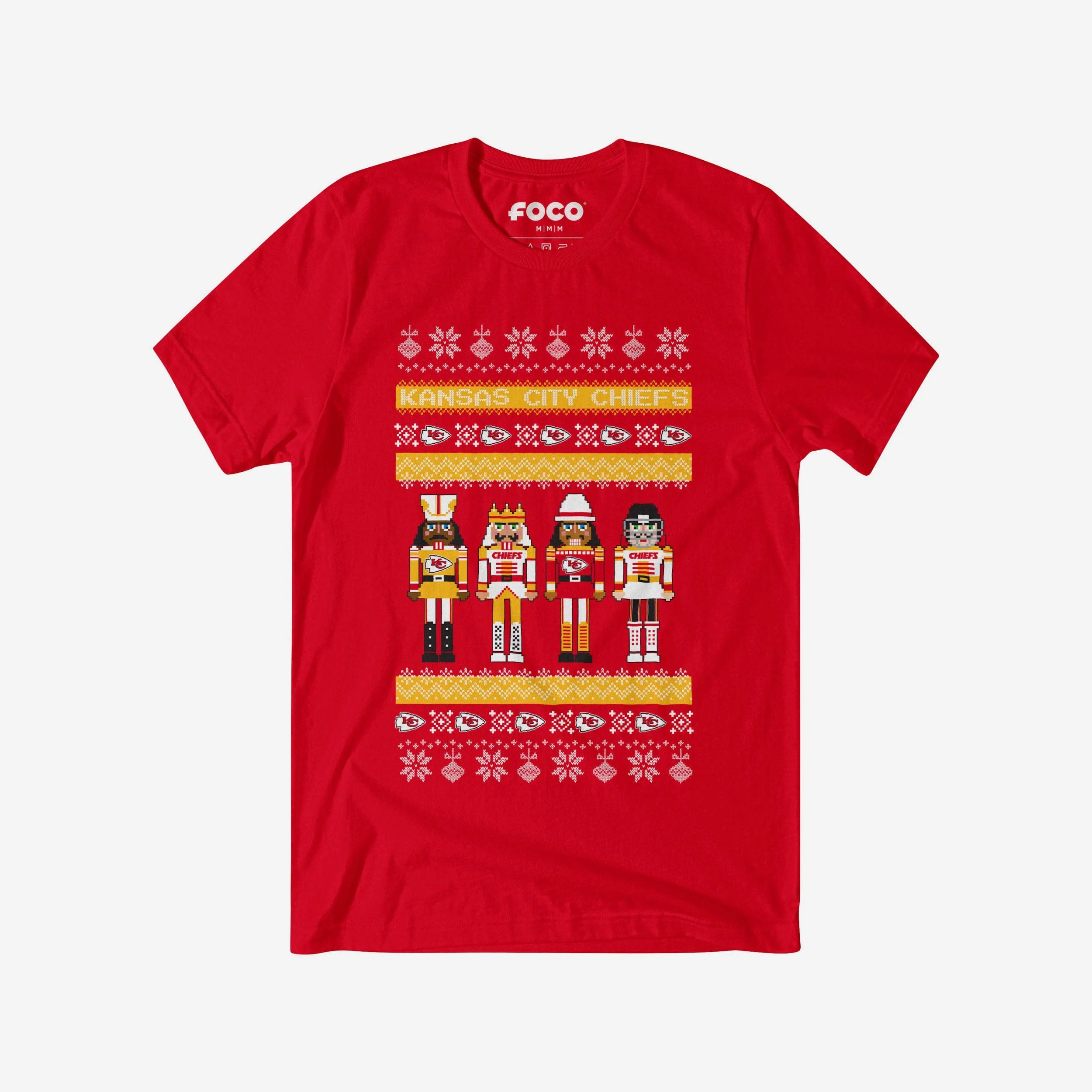 Kansas City Chiefs Holiday Nutcracker Sweater T-Shirt