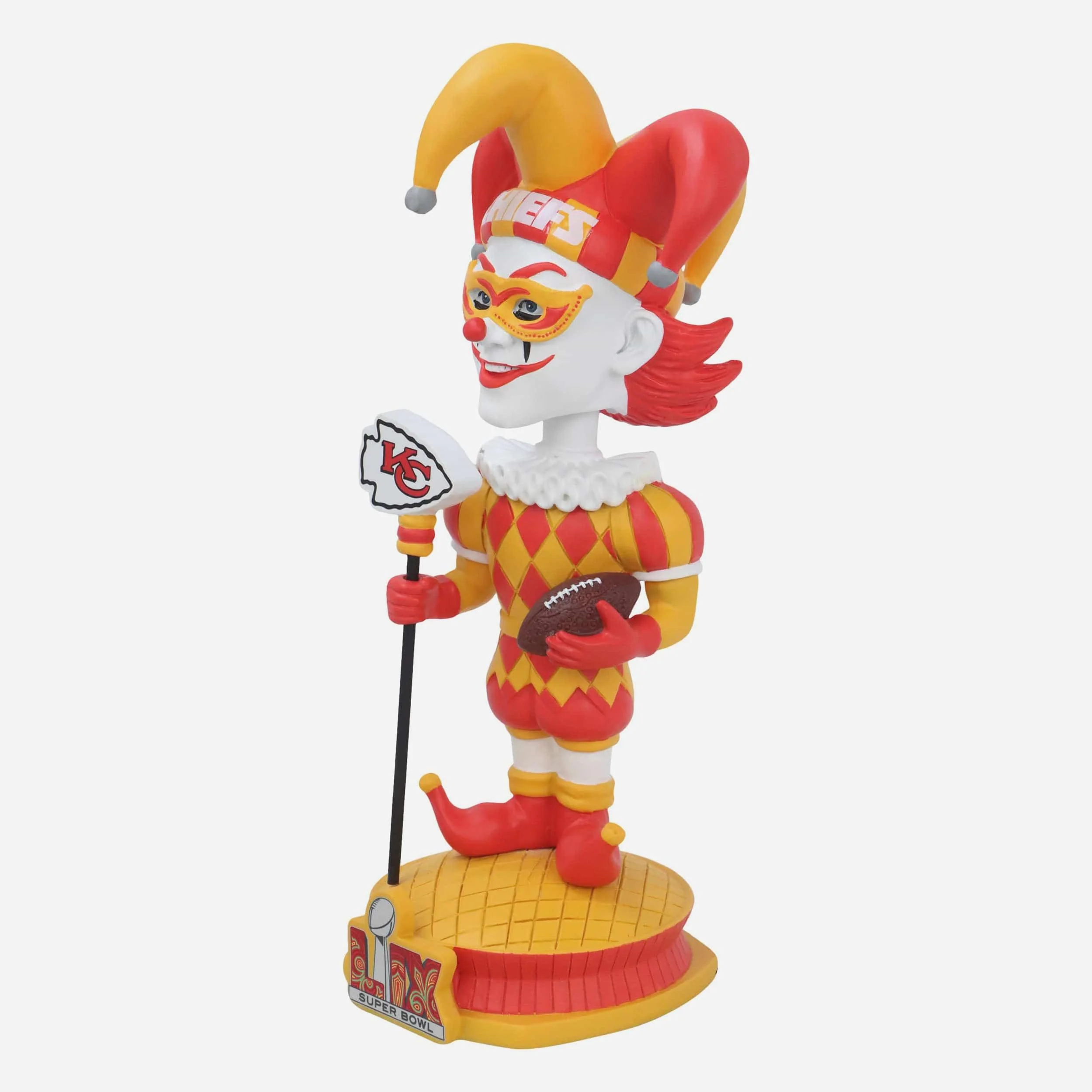 Kansas City Chiefs Jester AFC Super Bowl LIX Bound Bobblehead - Image 4